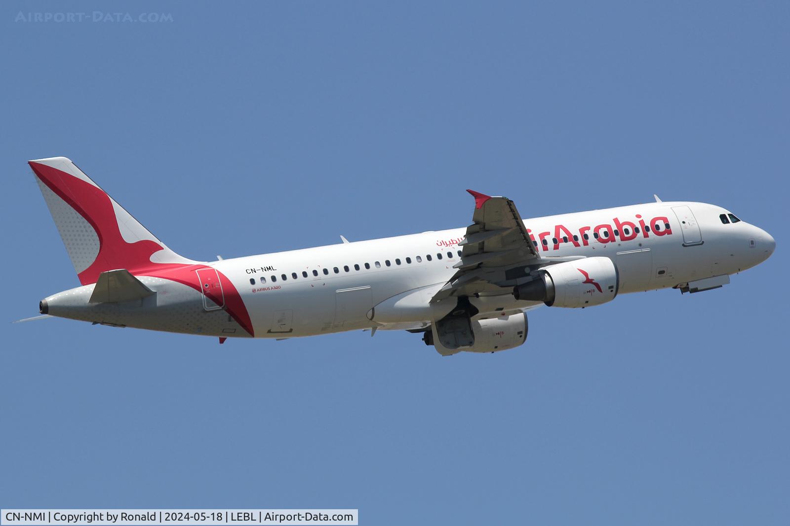 CN-NMI, 2012 Airbus A320-214 C/N 5206, at lebl