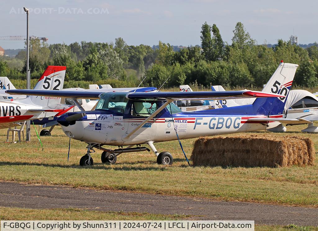 F-GBQG, Reims F152 C/N 1620, Parked... Participant of the French Young Pilot Tour 2024