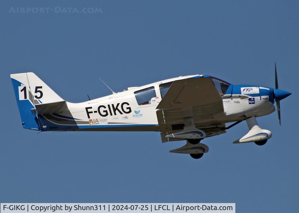 F-GIKG, Robin DR-400-140B Major C/N 1930, Participant of the French Young Pilot Tour 2024