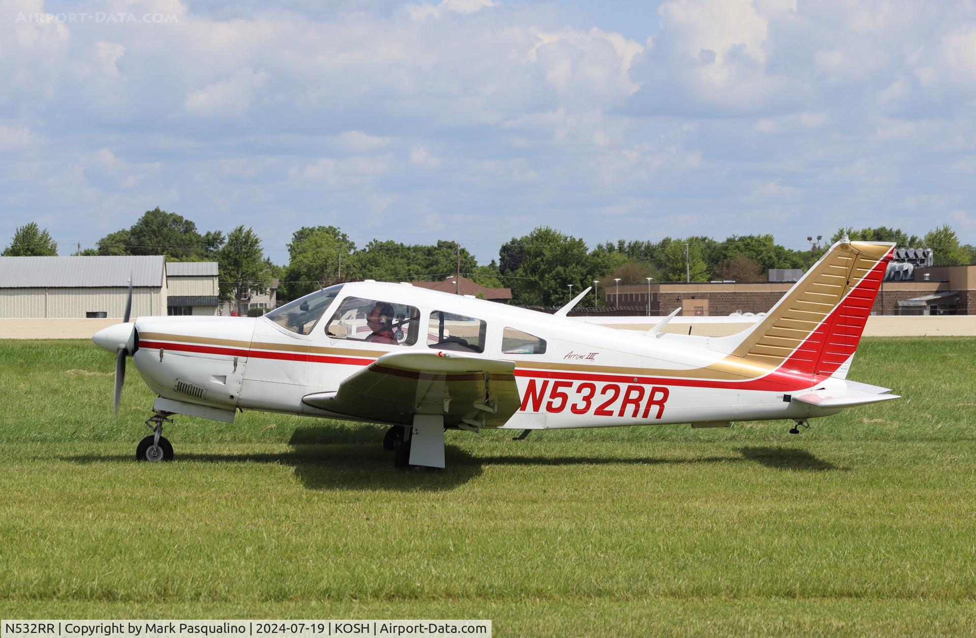 N532RR, 1977 Piper PA-28R-201 Cherokee Arrow III C/N 28R-7737037, Piper PA-28R-201