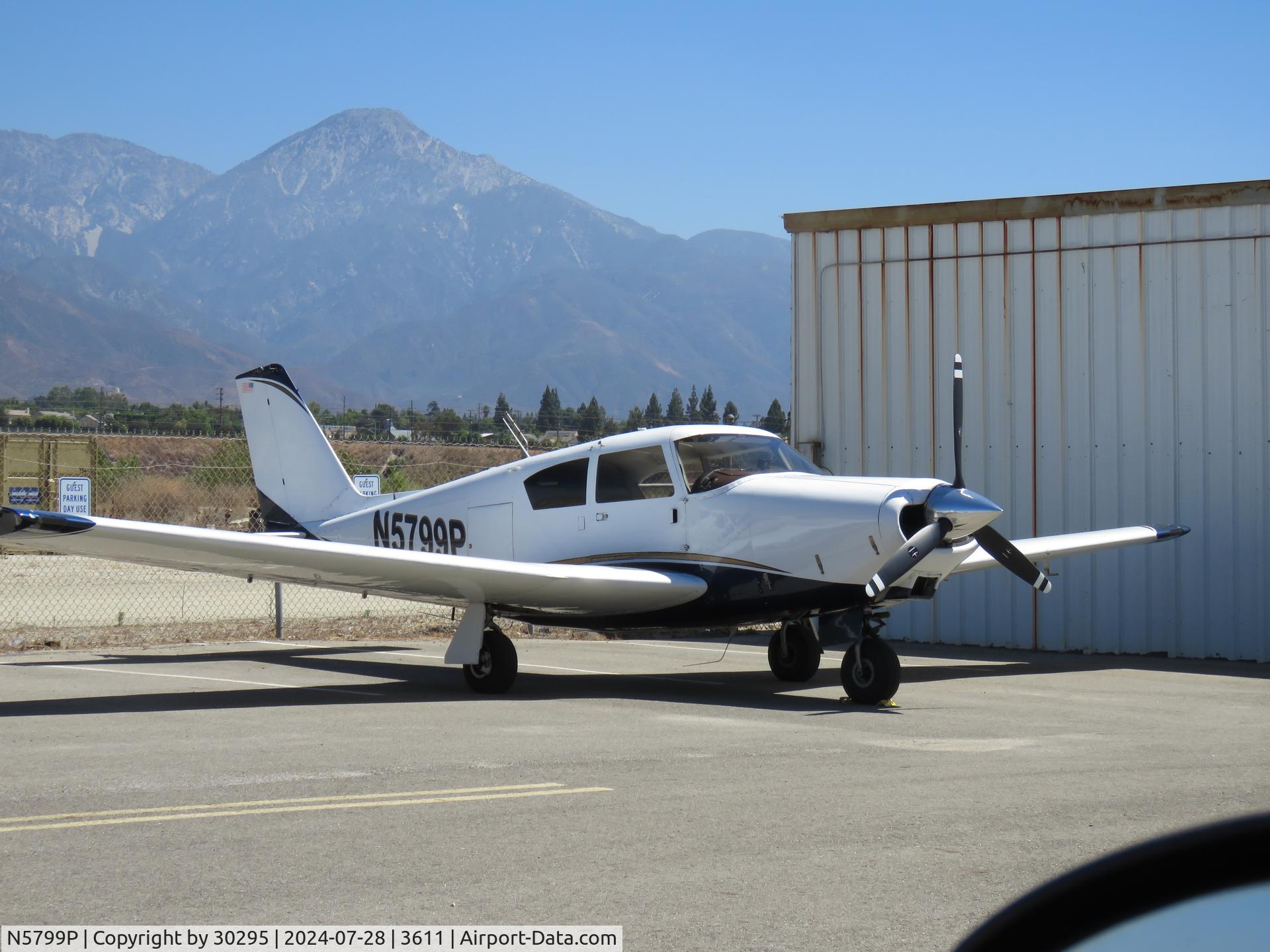 N5799P, 1959 Piper PA-24-250 Comanche C/N 24-879, Backed in