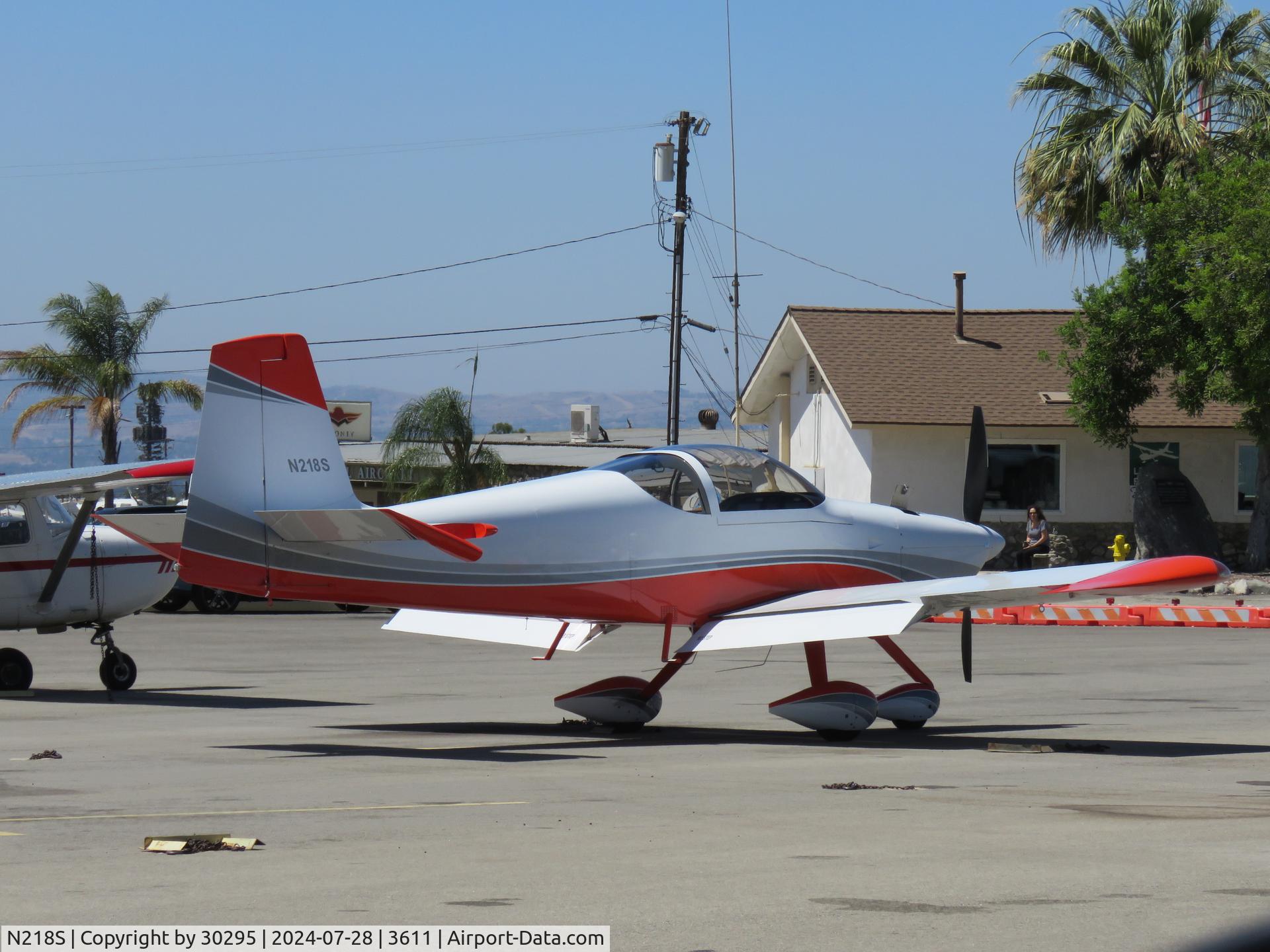 N218S, 2018 Vans RV-9A C/N 90187, Parked