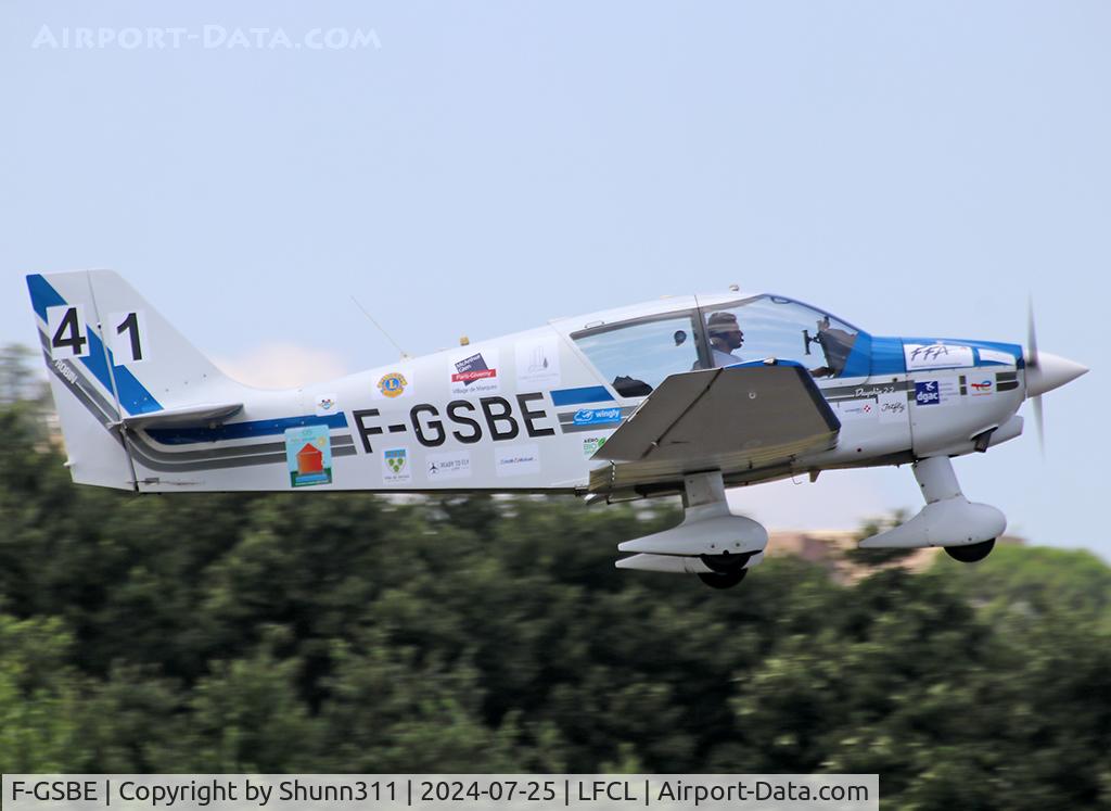 F-GSBE, Robin DR-400-120 C/N 2337, Participant of the French Young Pilot Tour 2024