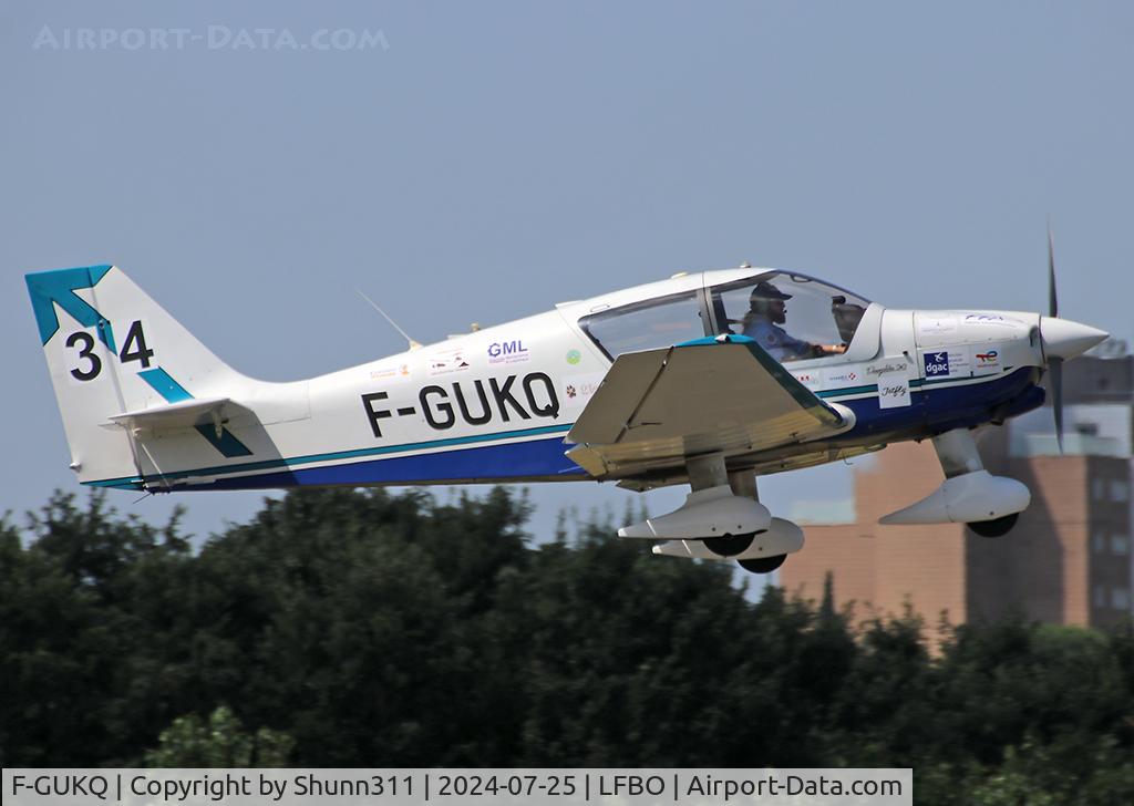 F-GUKQ, Robin DR-400-120 Petit Prince C/N 2453, Participant of the French Young Pilot Tour 2024
