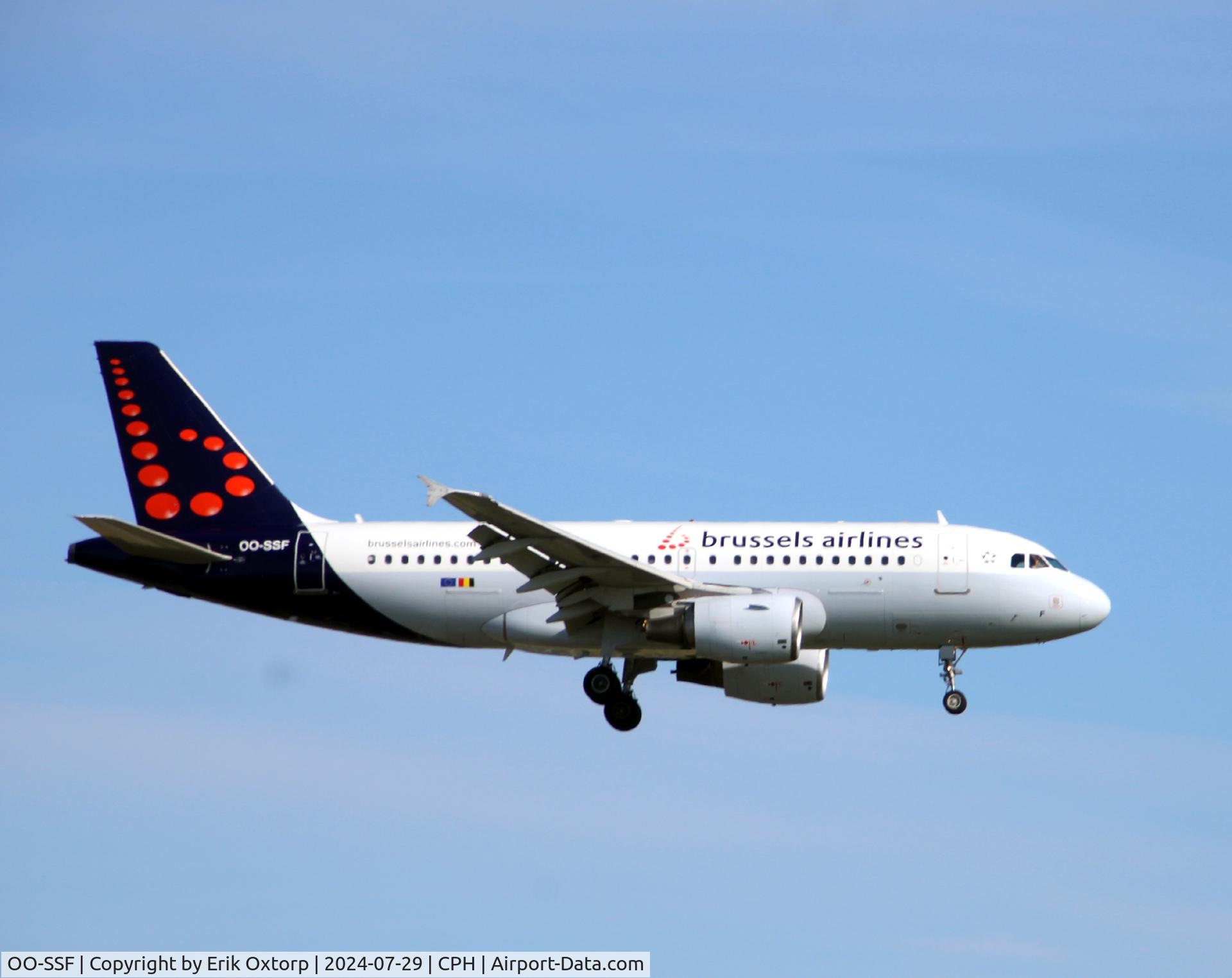 OO-SSF, 2006 Airbus A319-111 C/N 2763, OO-SSF landing rw 22L