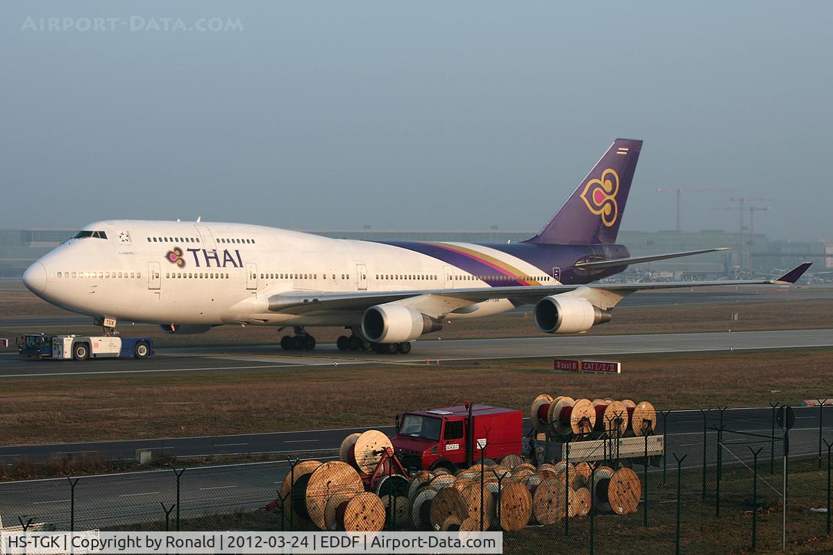 HS-TGK, 1990 Boeing 747-4D7 C/N 24993, at fra