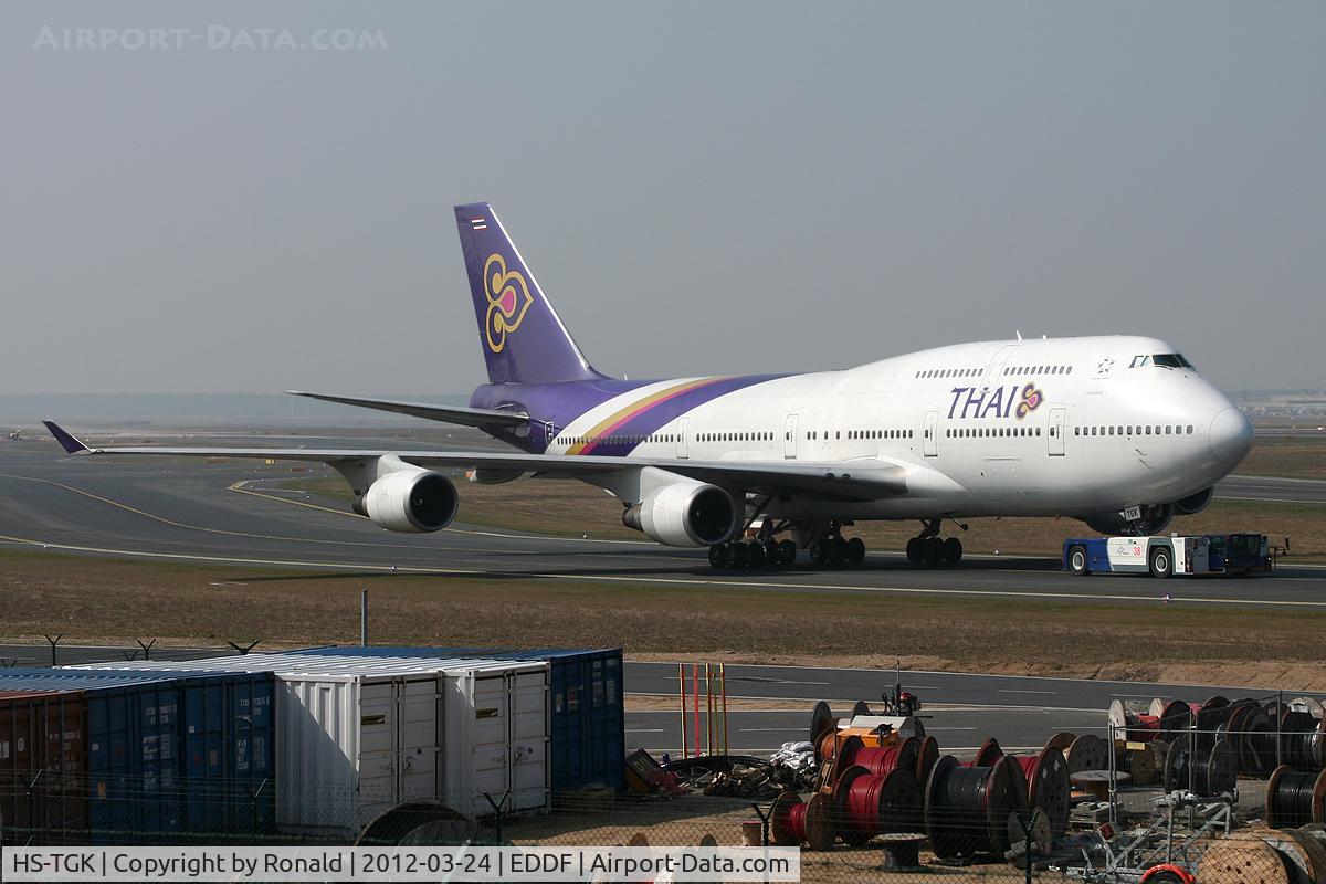 HS-TGK, 1990 Boeing 747-4D7 C/N 24993, at fra