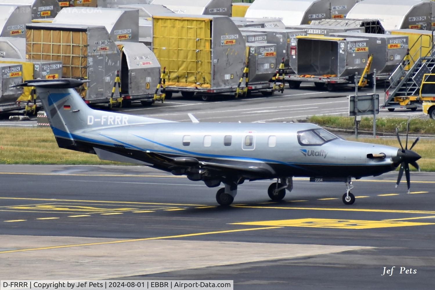 D-FRRR, 2024 Pilatus PC-12/47E NGX C/N 2354, D-FRRR at Brussels Airport.