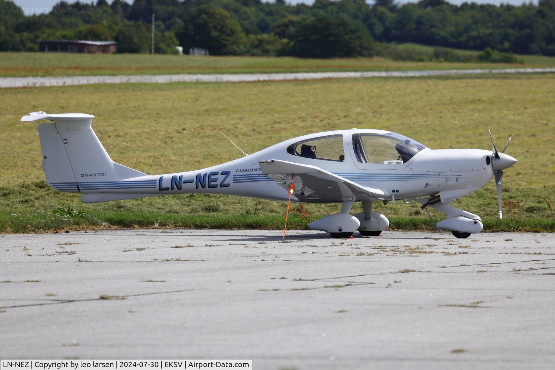LN-NEZ, 2003 Diamond DA-40 TDI Diamond Star C/N D4.065, Skive 30.7.2024