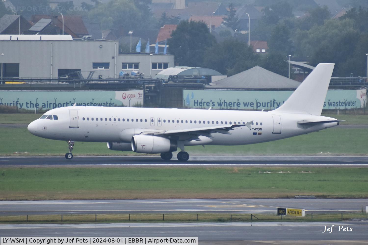 LY-WSM, 2005 Airbus A320-232 C/N 02531, LY-WSM at Brussels Airport.