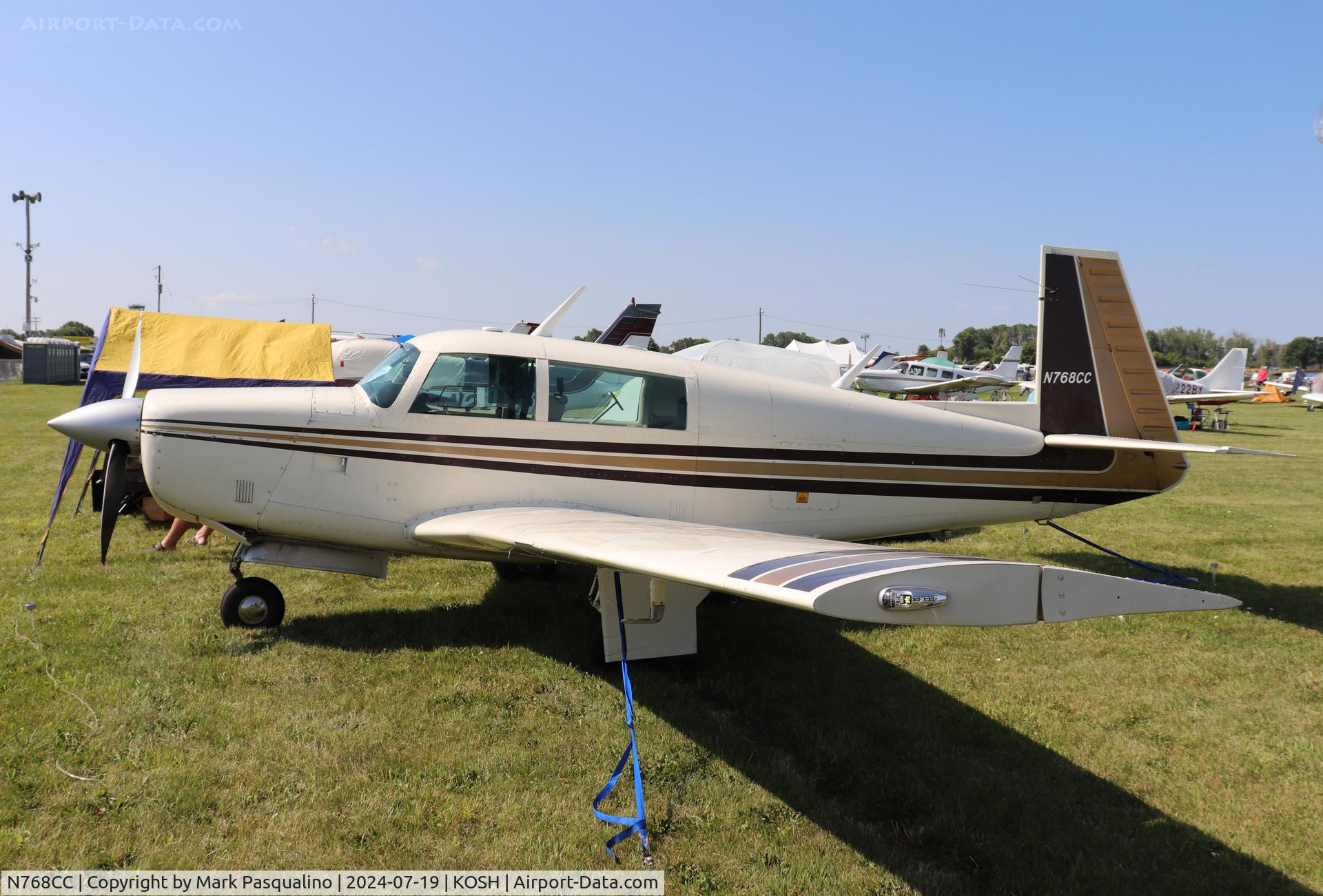 N768CC, 1976 Mooney M20F Executive C/N 22-1352, Mooney M20F