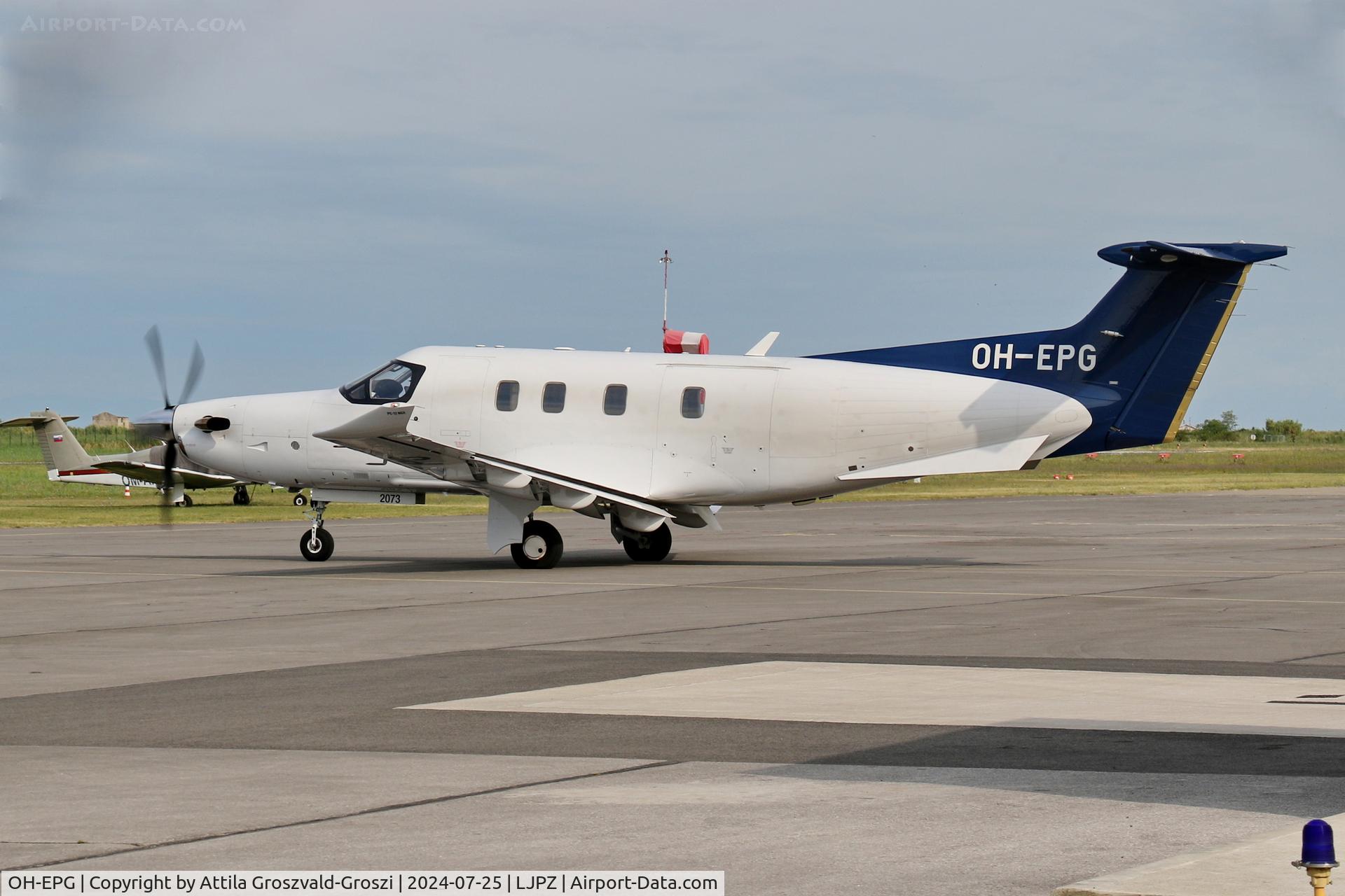 OH-EPG, 2021 Pilatus PC-12 NGX C/N 2073, LJPZ - Portorož Airport, Slovenia