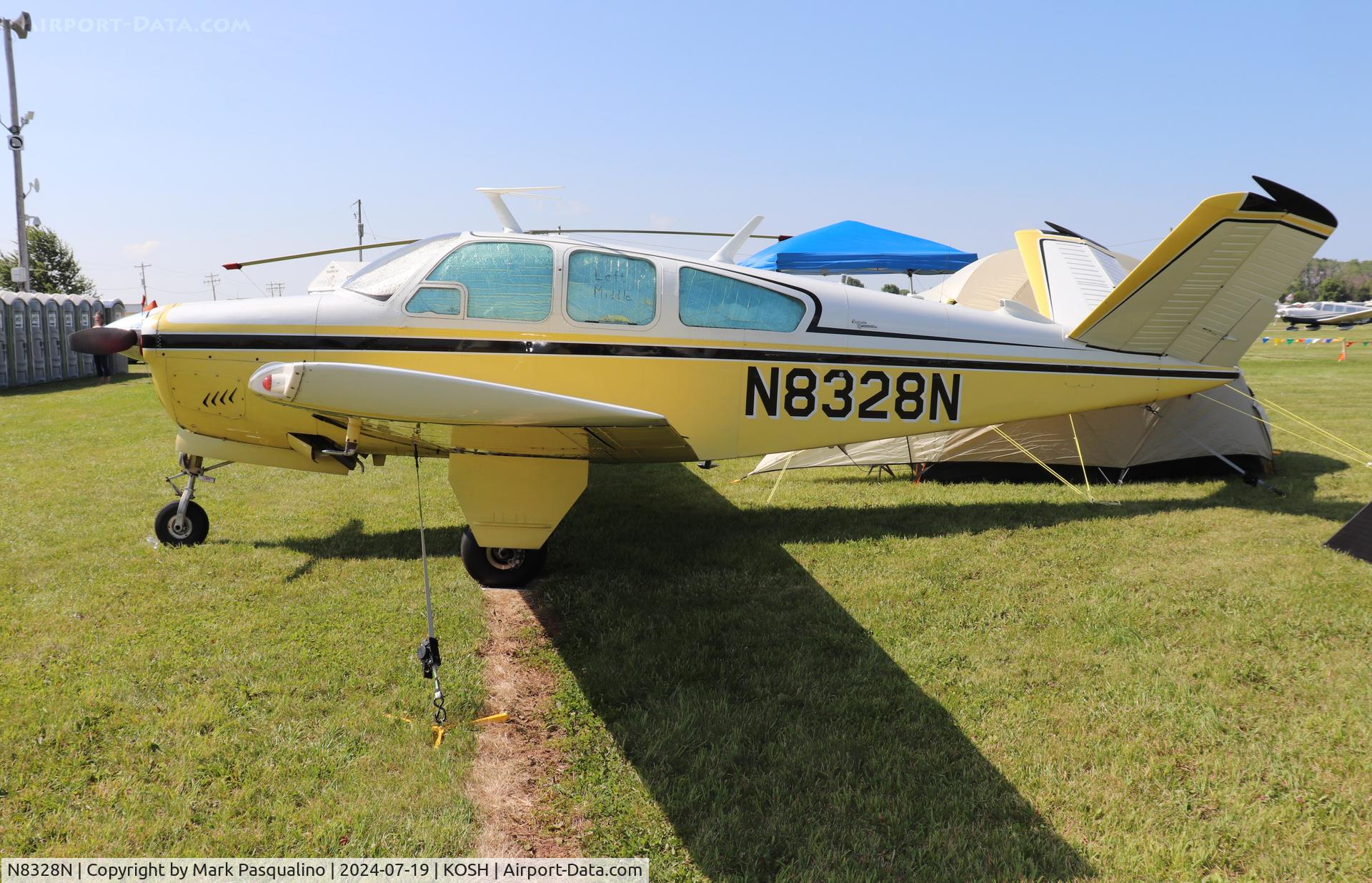 N8328N, 1968 Beech V35A Bonanza C/N D-8735, Beech V35A