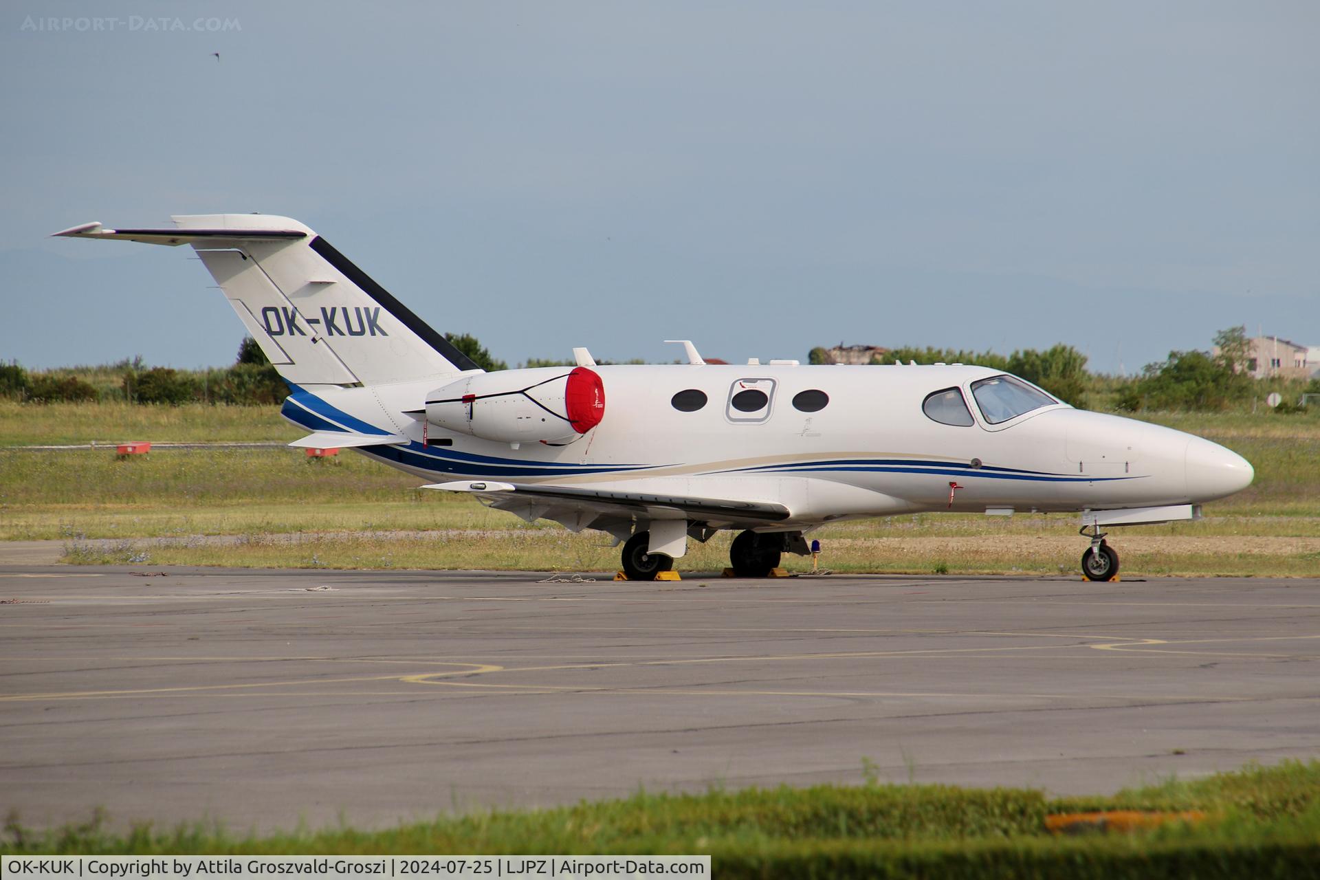 OK-KUK, 2009 Cessna 510 Citation Mustang Citation Mustang C/N 510-0270, LJPZ - Portorož Airport, Slovenia