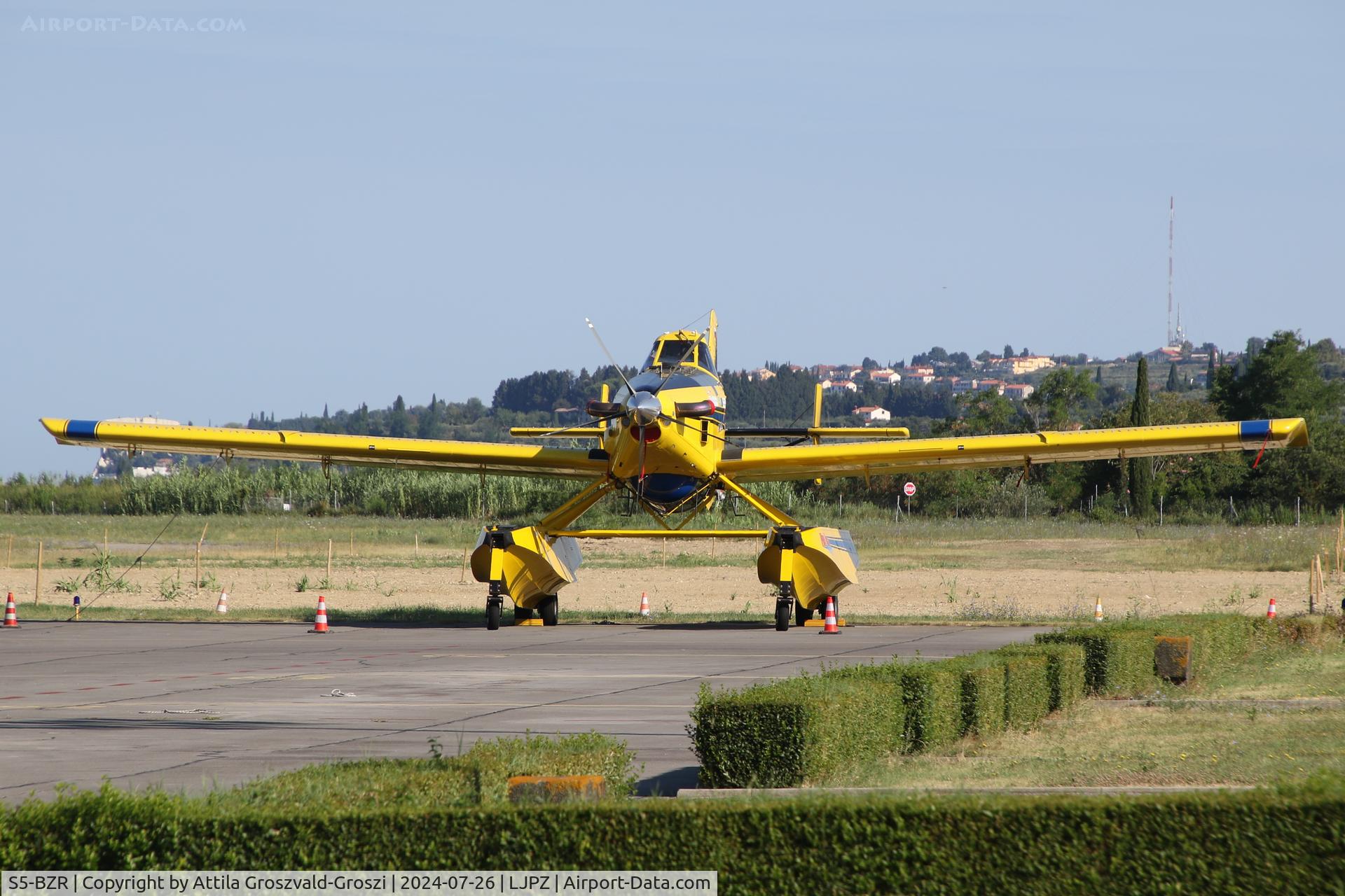 S5-BZR, 2022 Air Tractor AT-802F Fire Boss C/N 802-0990, LJPZ - Portorož Airport, Slovenia