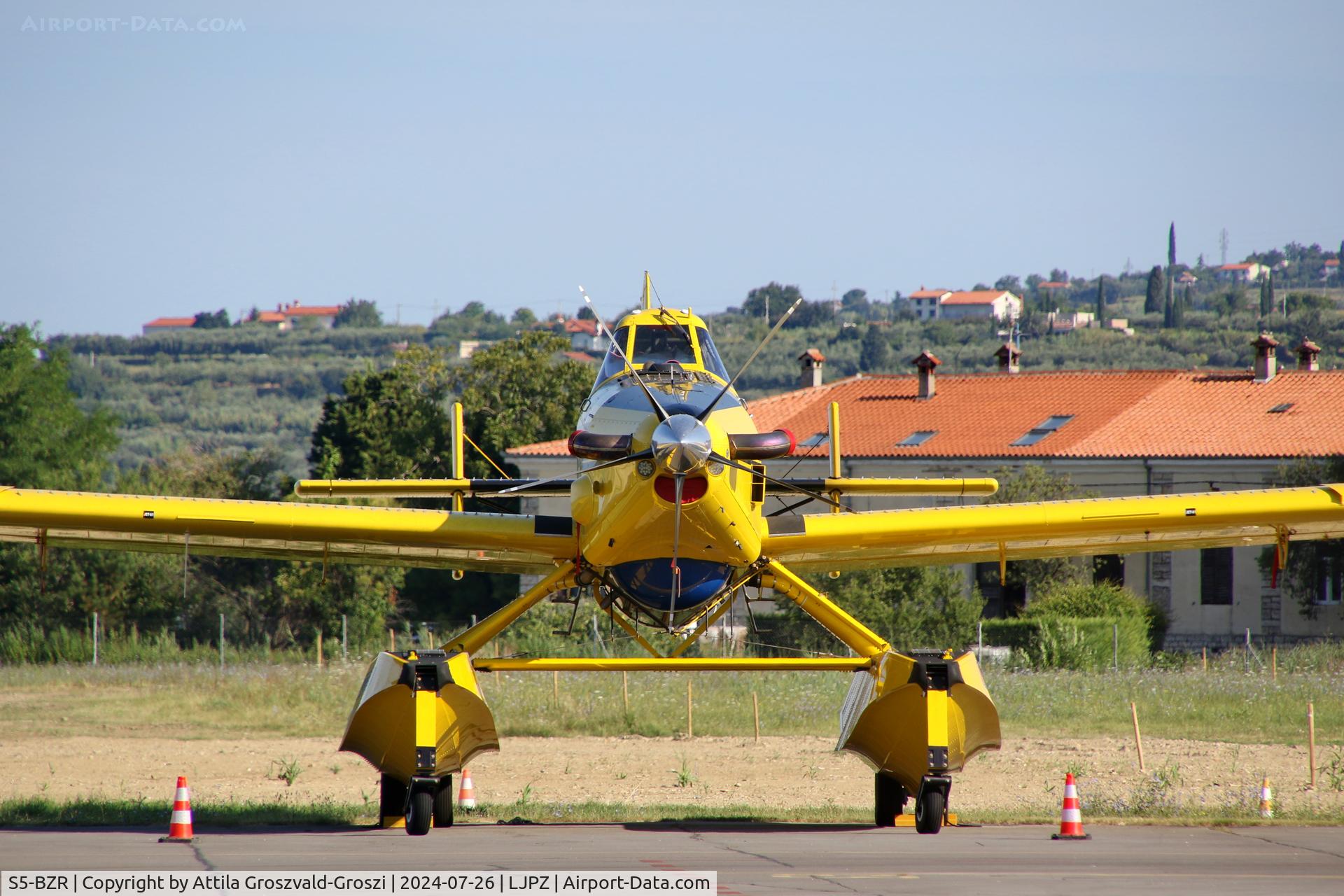 S5-BZR, 2022 Air Tractor AT-802F Fire Boss C/N 802-0990, LJPZ - Portorož Airport, Slovenia