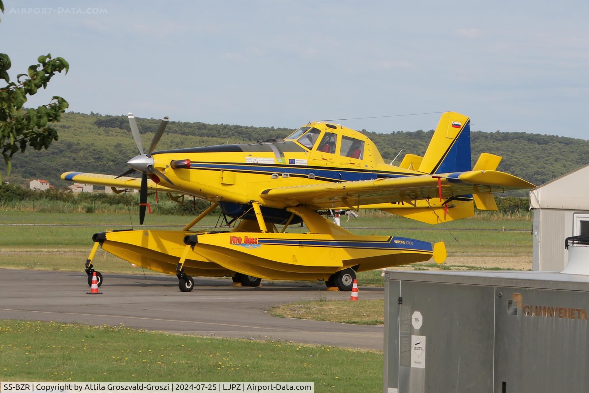 S5-BZR, 2022 Air Tractor AT-802F Fire Boss C/N 802-0990, LJPZ - Portorož Airport, Slovenia
