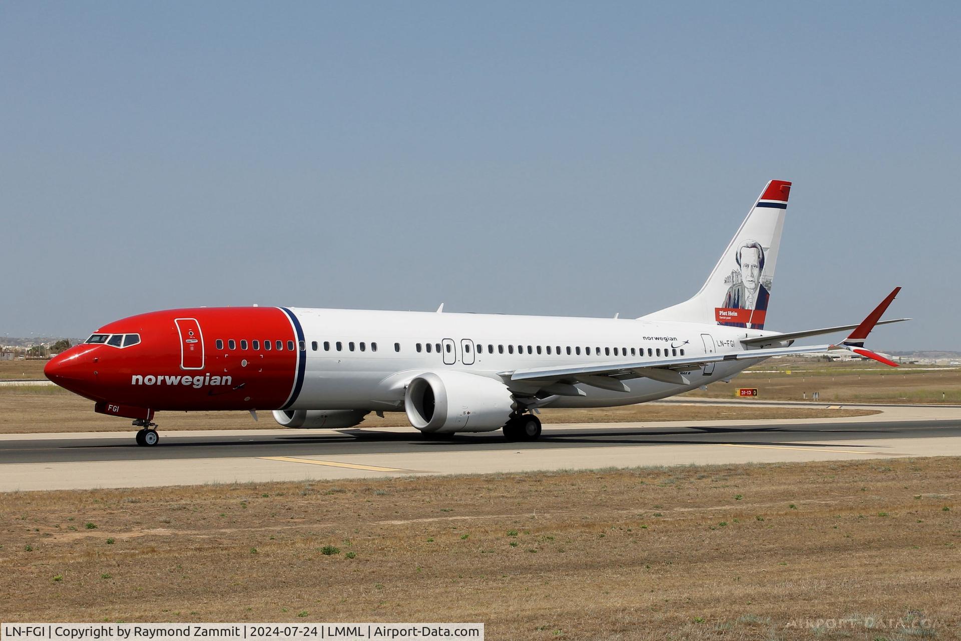 LN-FGI, 2022 Boeing 737-8 MAX C/N 65185, B737-8 MAX LN-FGI Norwegian Air Shuttle