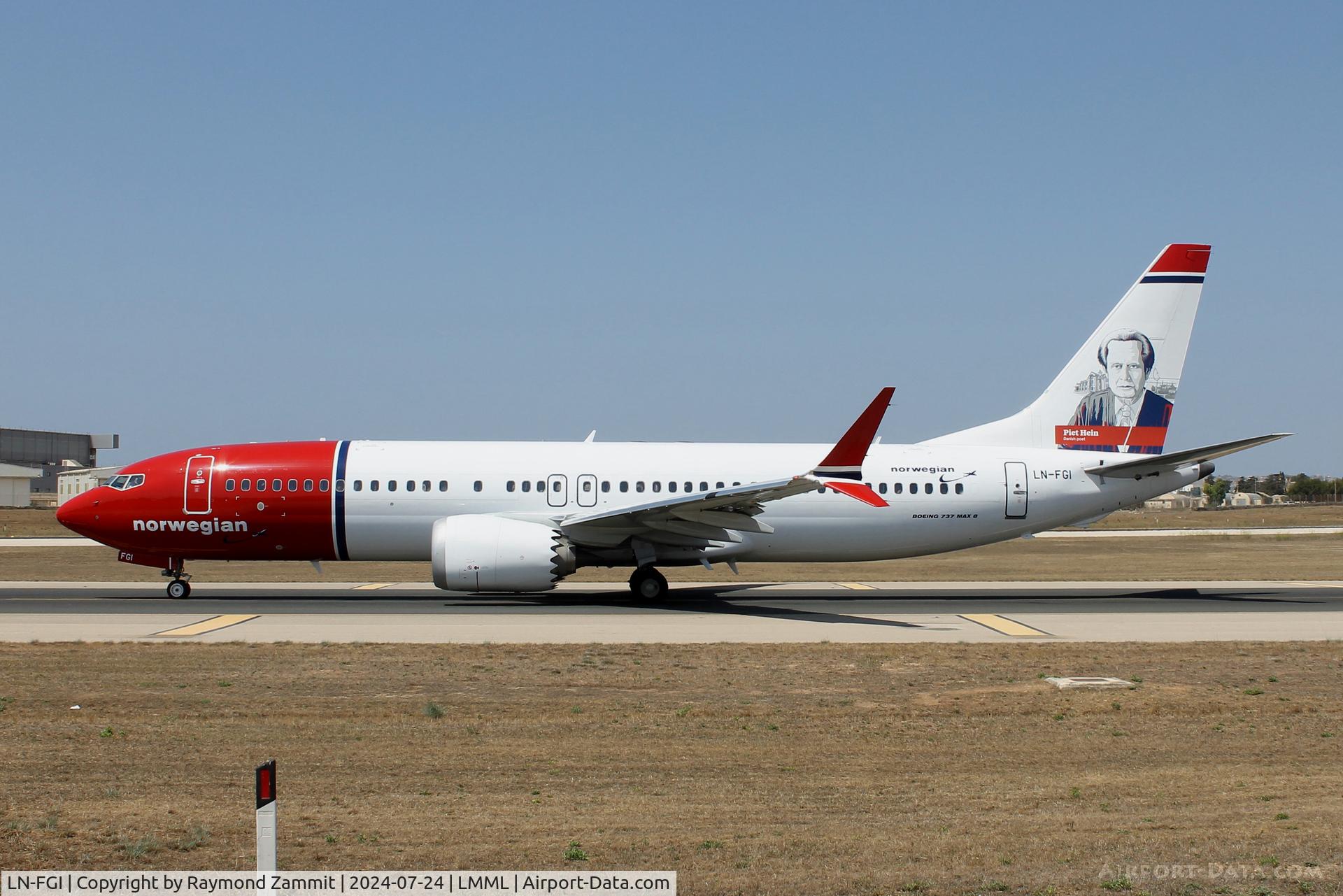 LN-FGI, 2022 Boeing 737-8 MAX C/N 65185, B737-8 MAX LN-FGI Norwegian Air Shuttle