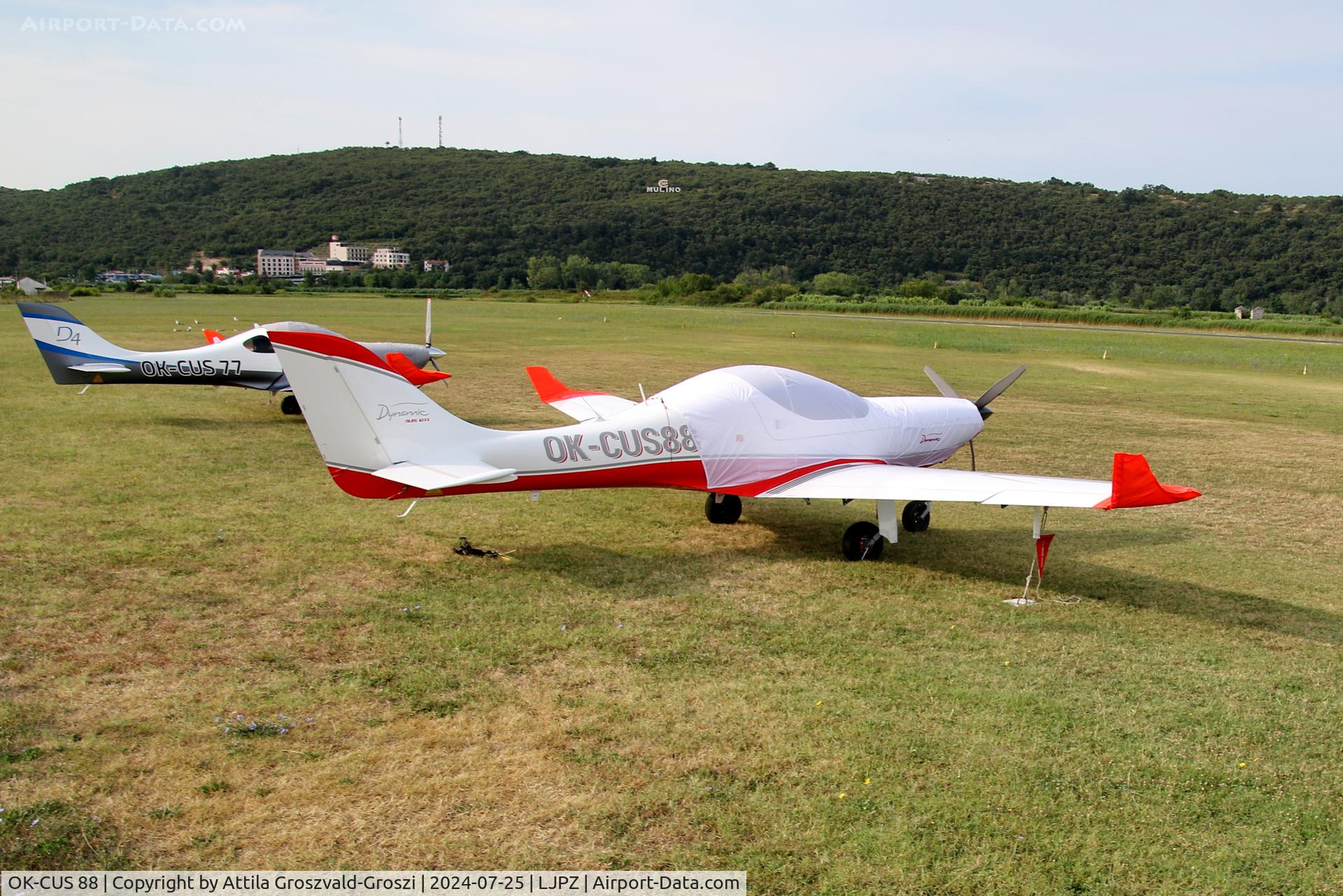 OK-CUS 88, Aerospool WT-9 Dynamic WT9.15 GTI C/N DY-826C, LJPZ - Portorož Airport, Slovenia