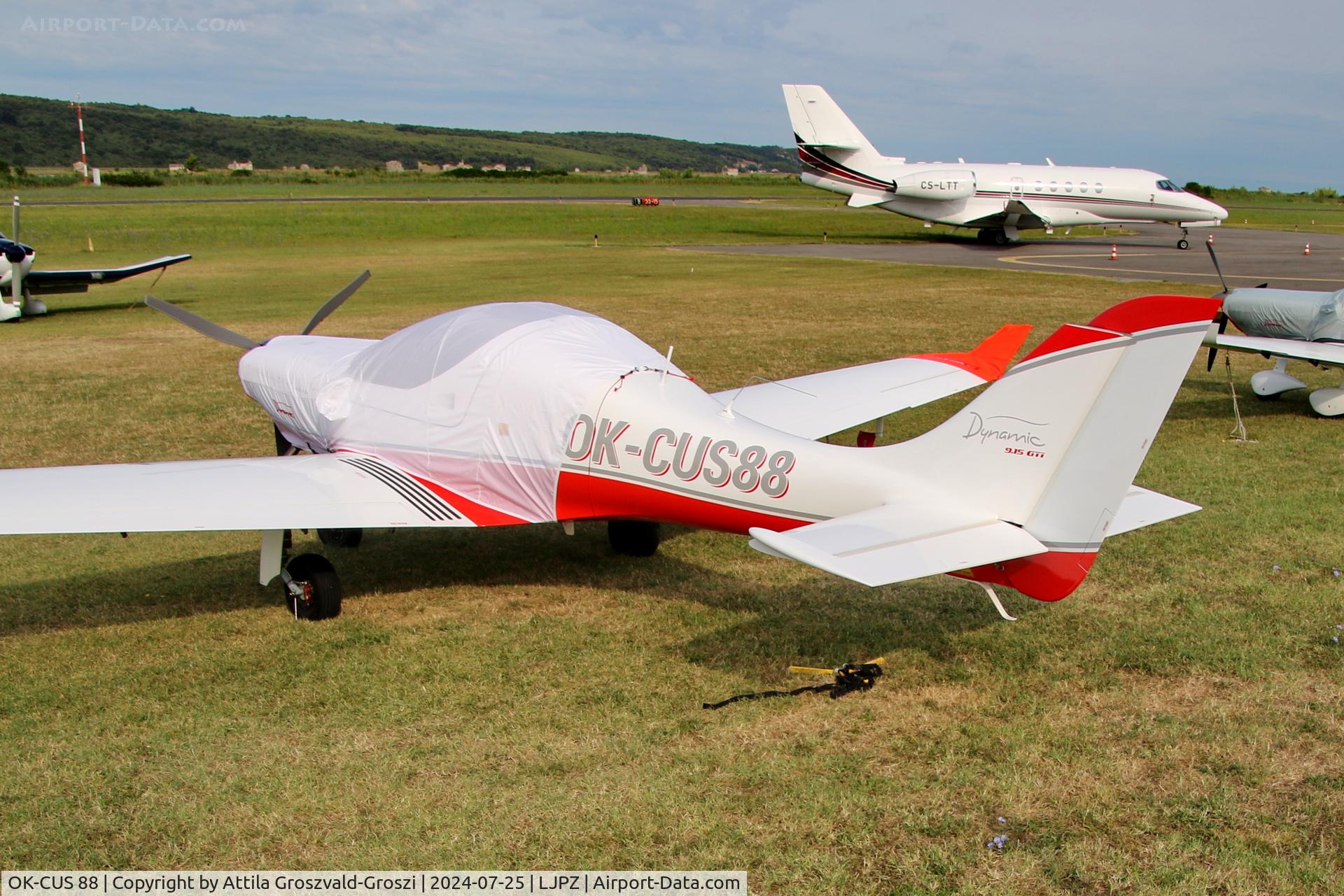 OK-CUS 88, Aerospool WT-9 Dynamic WT9.15 GTI C/N DY-826C, LJPZ - Portorož Airport, Slovenia