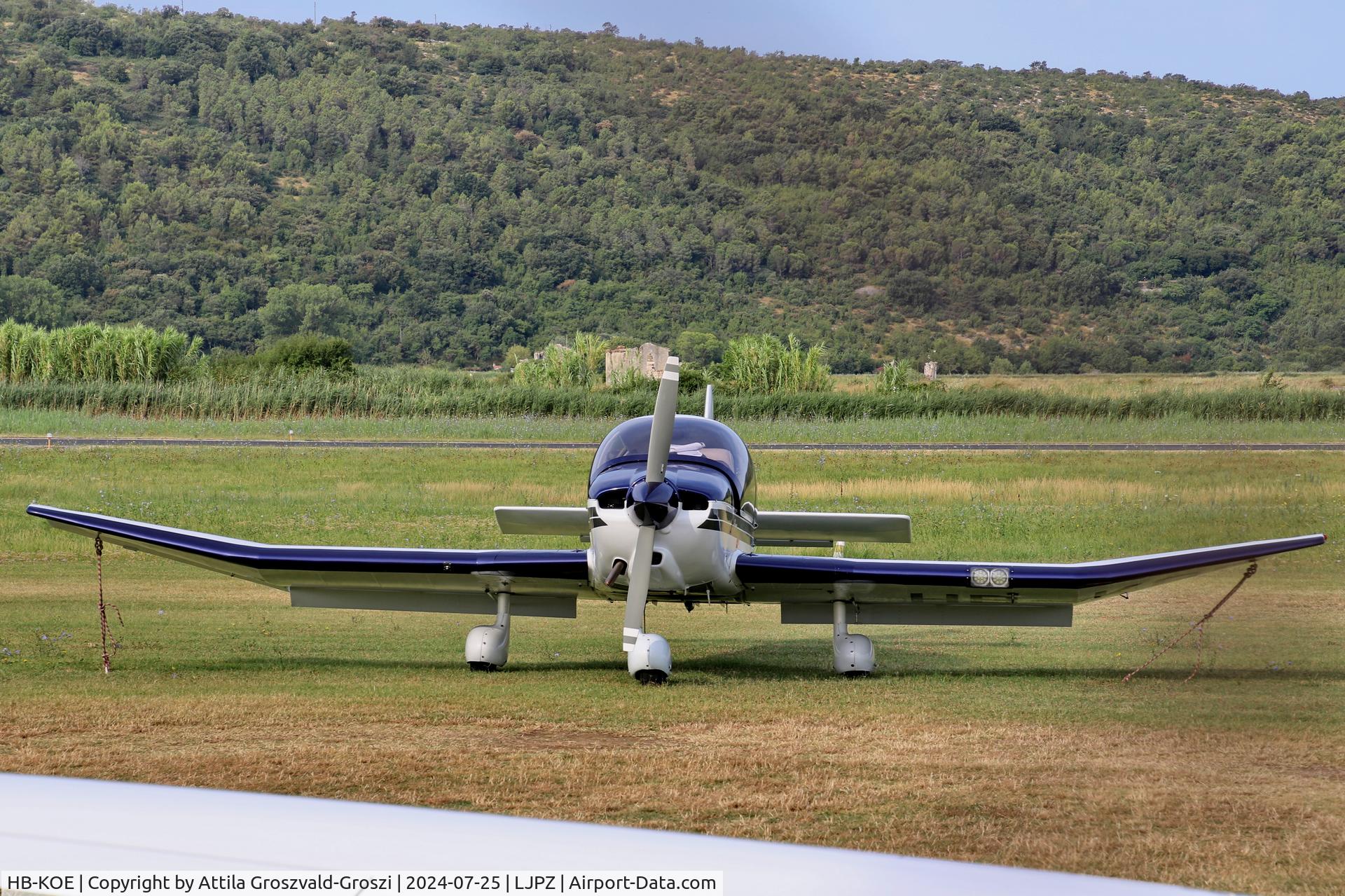 HB-KOE, 2004 Robin DR-400-180 Regent Regent C/N 2569, LJPZ - Portorož Airport, Slovenia