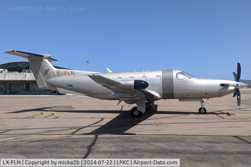 LX-FLN, 2023 Pilatus PC-12 NGX C/N 2280, Parked