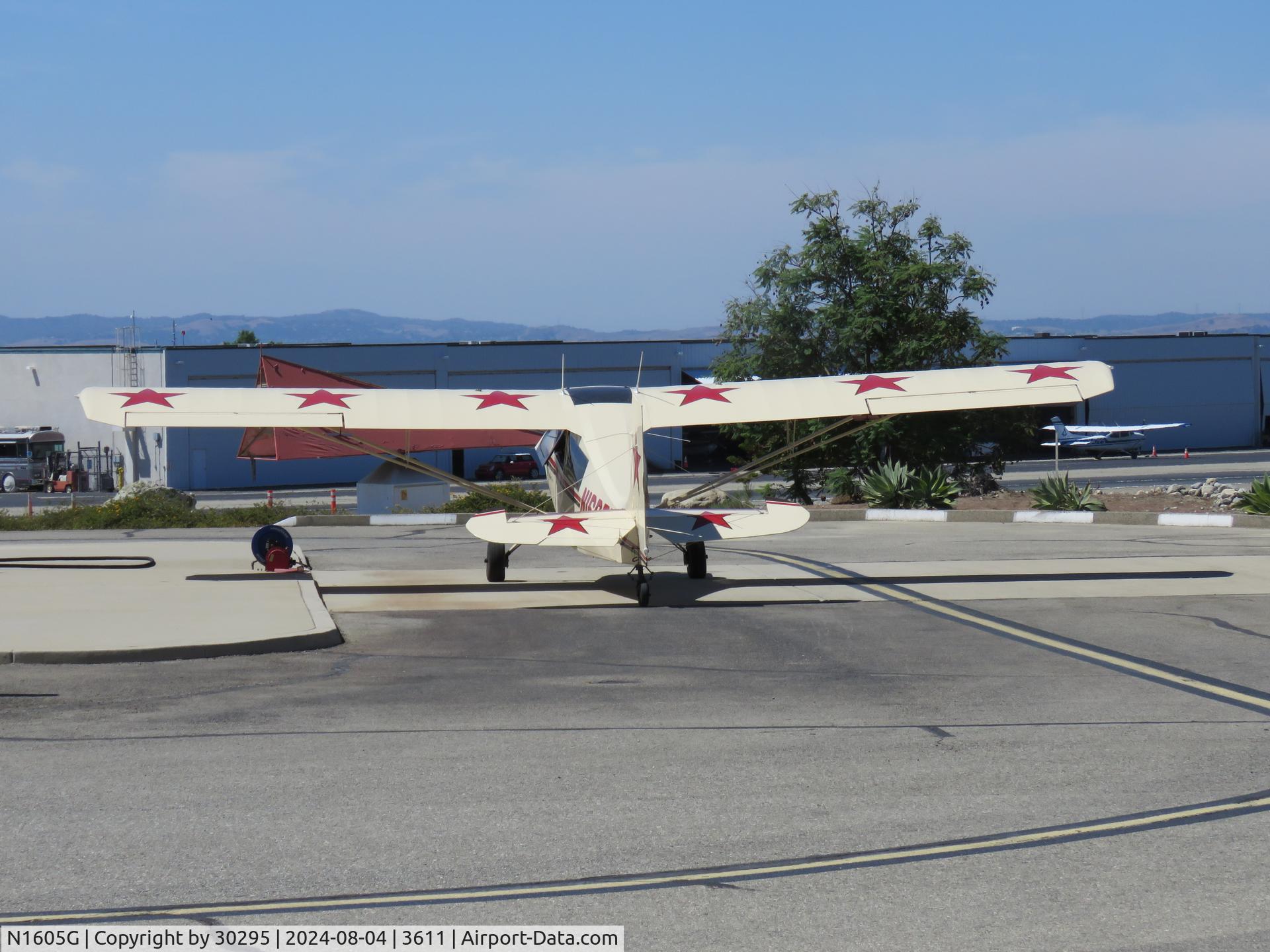 N1605G, 1968 Champion 7KCAB C/N 99, Stopping for fuel