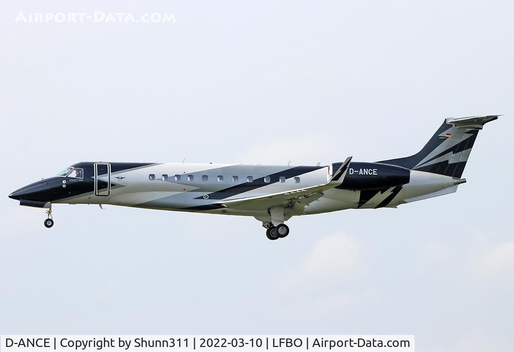 D-ANCE, 2019 Embraer EMB-135BJ Legacy 650 C/N 1240, Landing rwy 14L