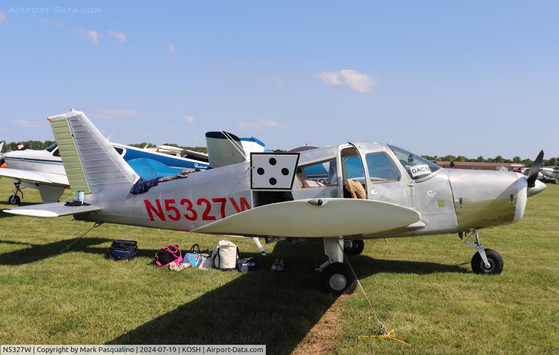 N5327W, 1962 Piper PA-28 C/N 28-384, Piper PA-28