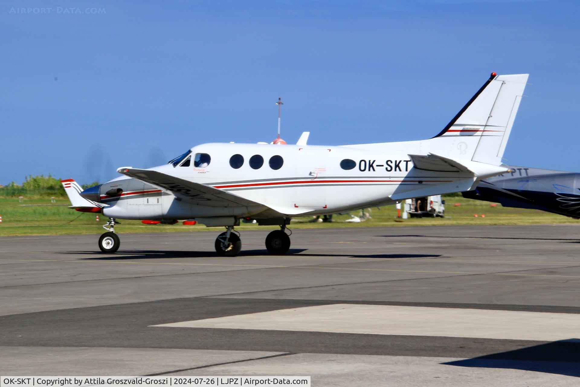 OK-SKT, 2008 Hawker Beechcraft C90GTi King Air King Air C/N LJ-1900, LJPZ - Portorož Airport, Slovenia