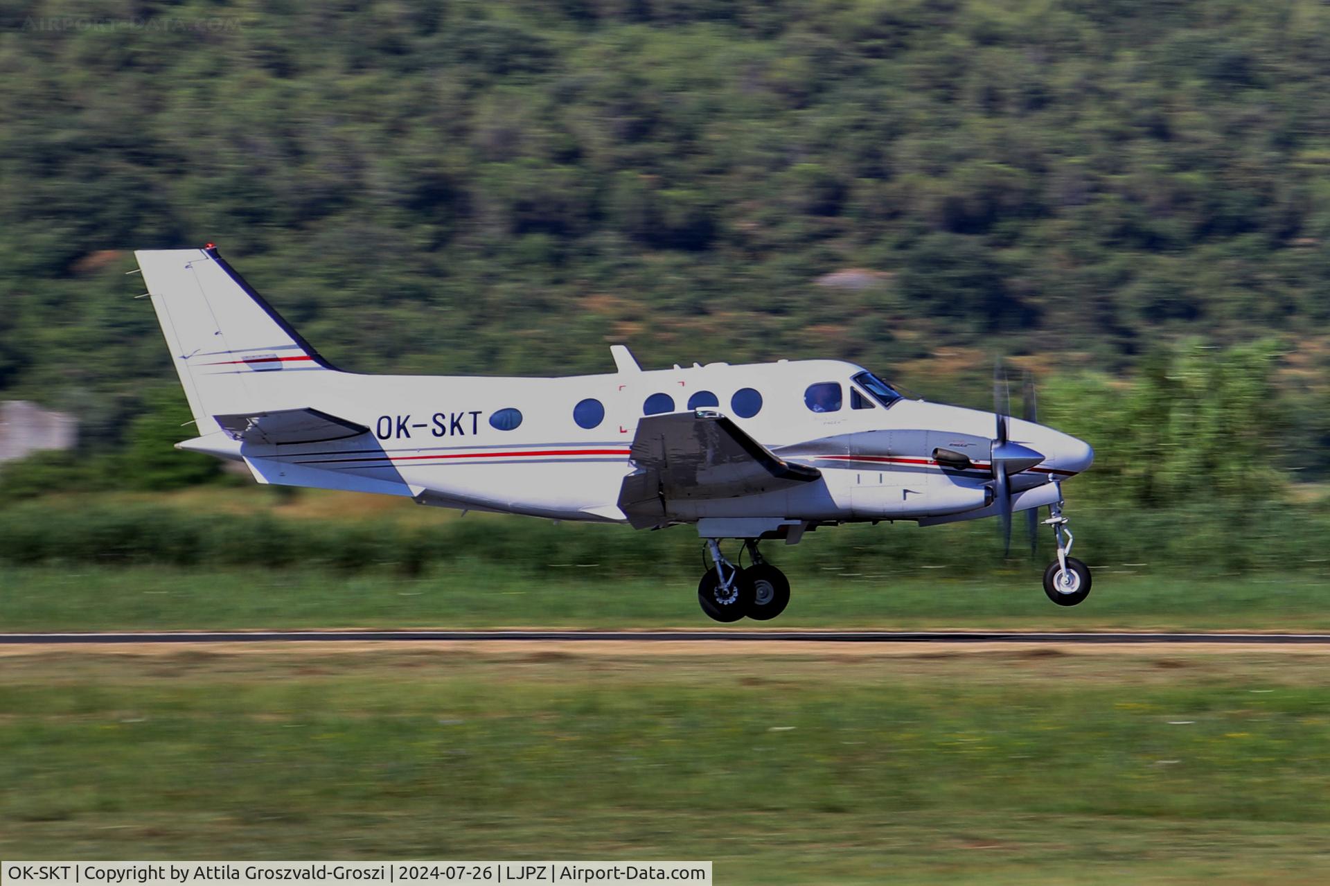 OK-SKT, 2008 Hawker Beechcraft C90GTi King Air King Air C/N LJ-1900, LJPZ - Portorož Airport, Slovenia