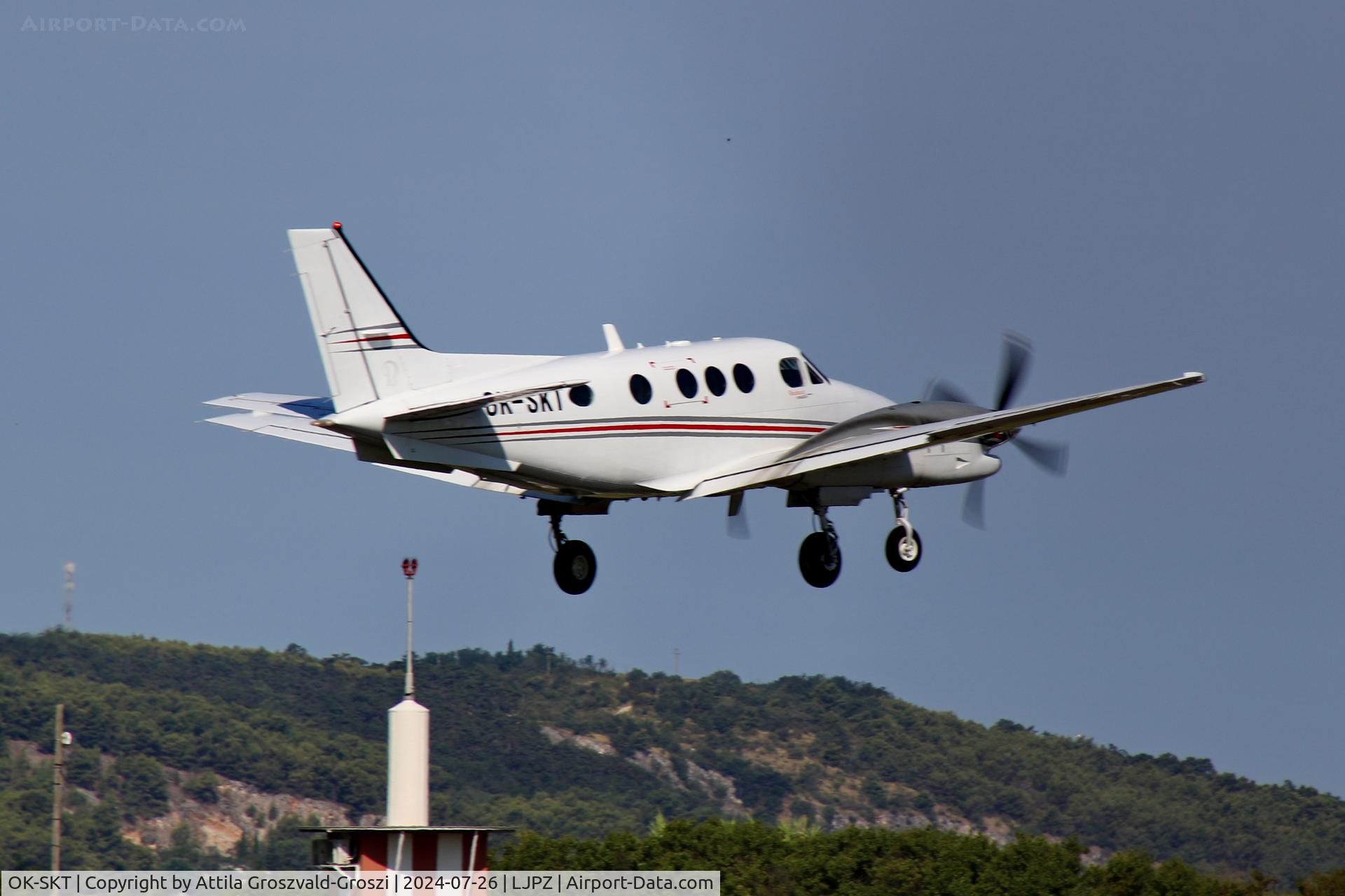 OK-SKT, 2008 Hawker Beechcraft C90GTi King Air King Air C/N LJ-1900, LJPZ - Portorož Airport, Slovenia