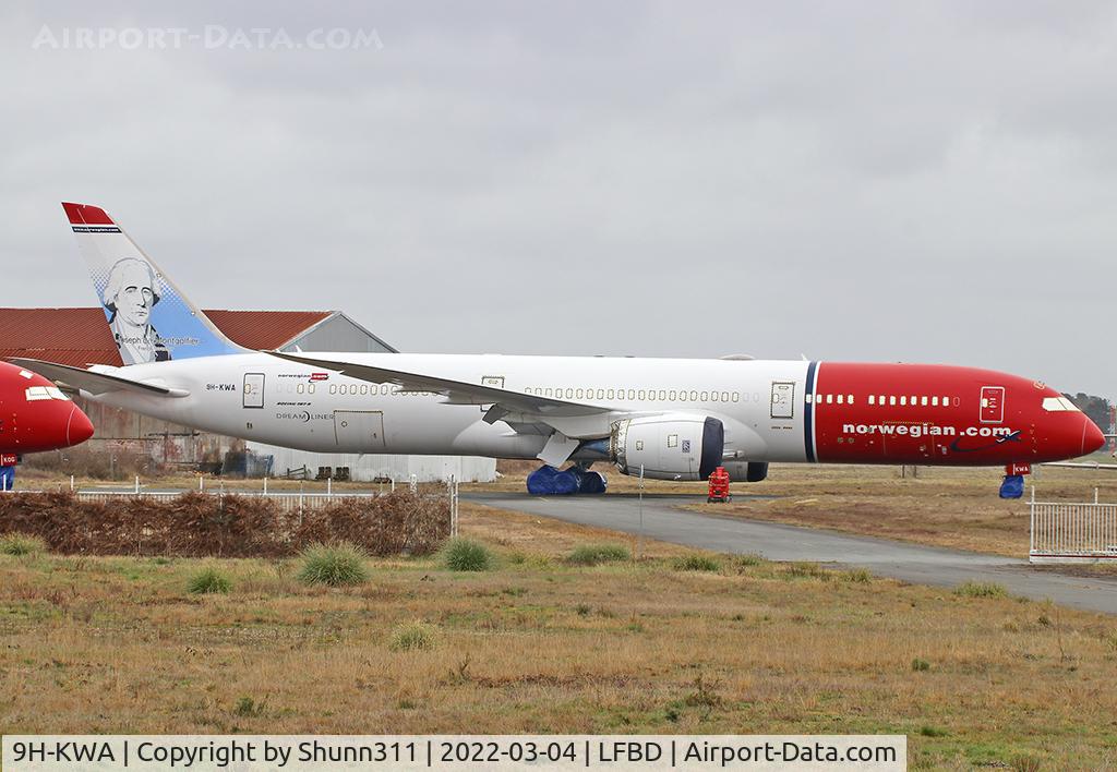 9H-KWA, 2018 Boeing 787-9 Dreamliner C/N 63315, Stored...