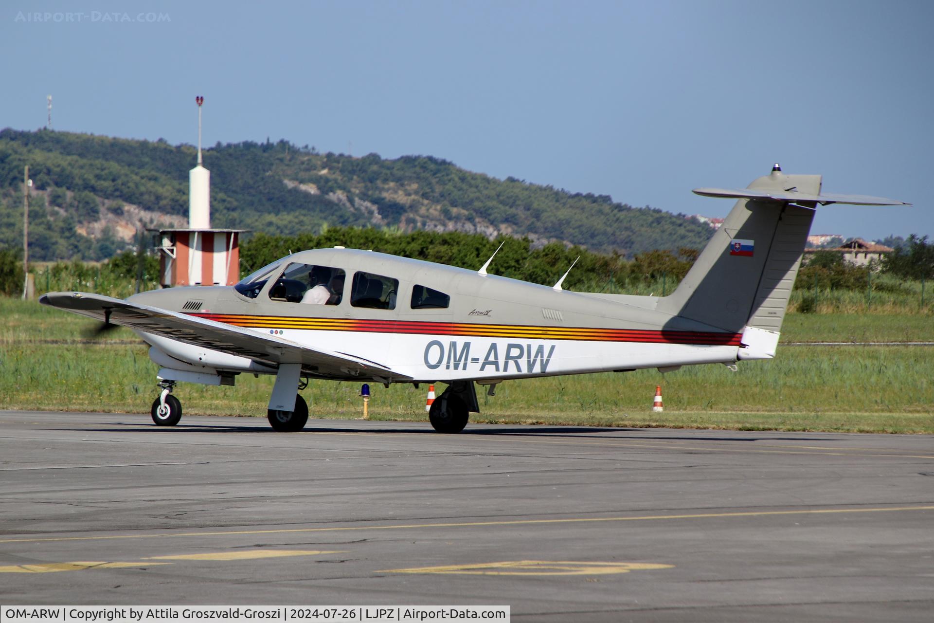 OM-ARW, 1986 Piper PA-28RT-201T Turbo Arrow IV Arrow IV C/N 28R-8631004, LJPZ - Portorož Airport, Slovenia