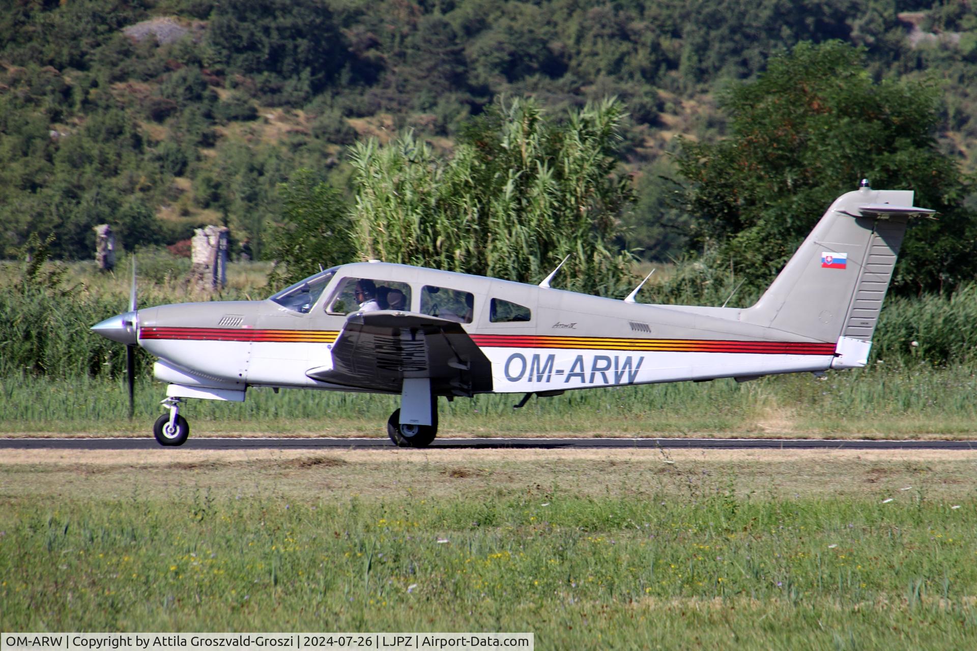 OM-ARW, 1986 Piper PA-28RT-201T Turbo Arrow IV Arrow IV C/N 28R-8631004, LJPZ - Portorož Airport, Slovenia