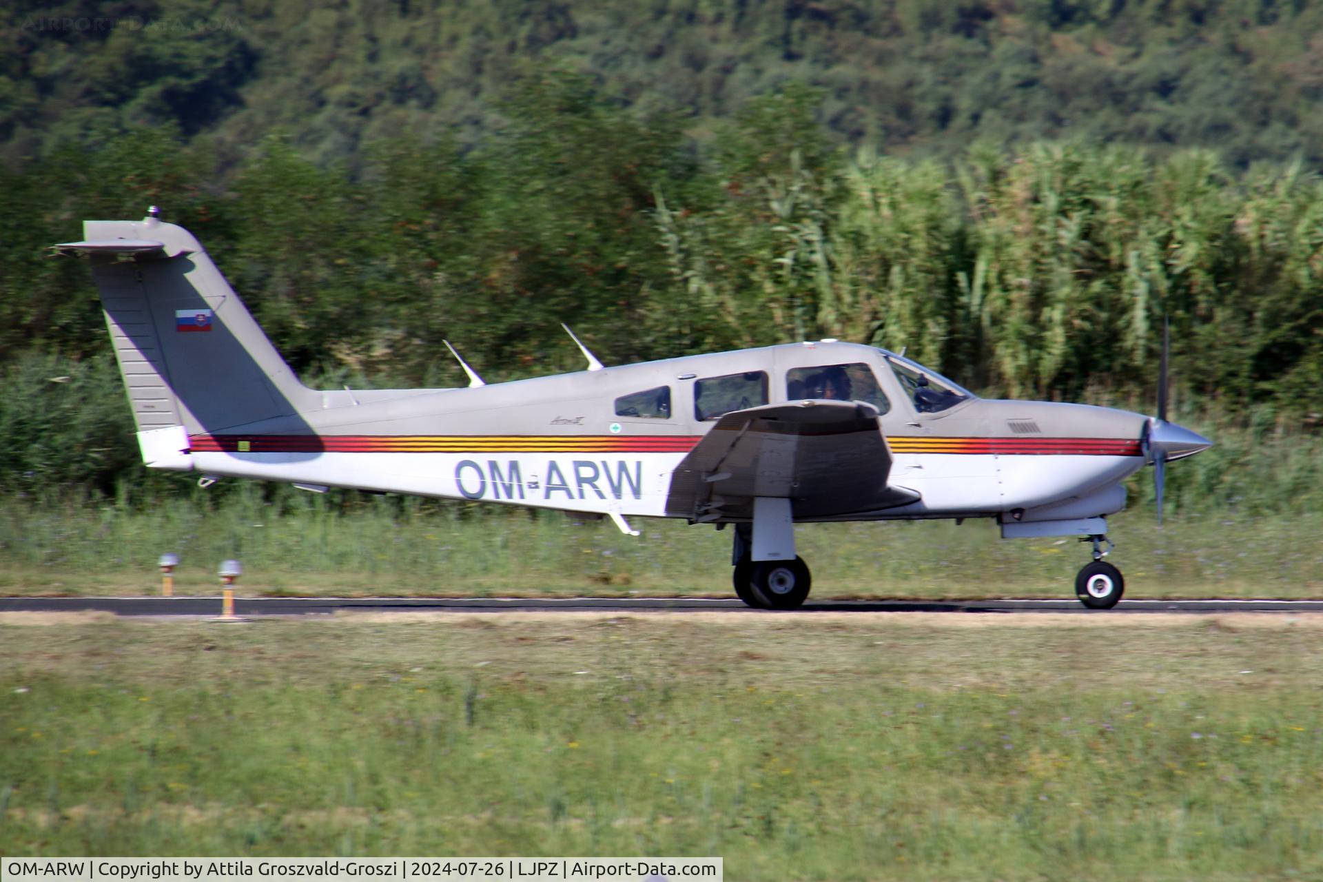 OM-ARW, 1986 Piper PA-28RT-201T Turbo Arrow IV Arrow IV C/N 28R-8631004, LJPZ - Portorož Airport, Slovenia