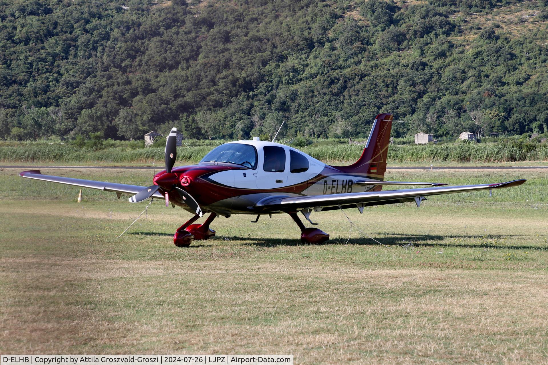D-ELHB, Cirrus SR20 C/N 2039, LJPZ - Portorož Airport, Slovenia