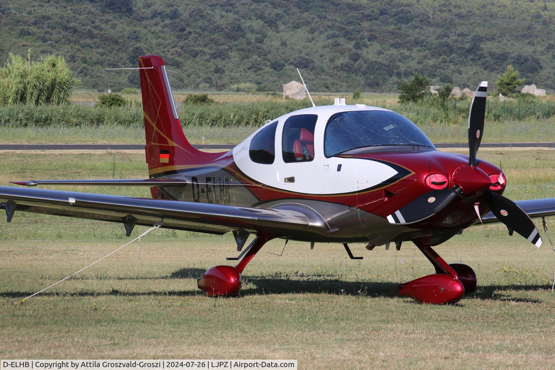 D-ELHB, Cirrus SR20 C/N 2039, LJPZ - Portorož Airport, Slovenia