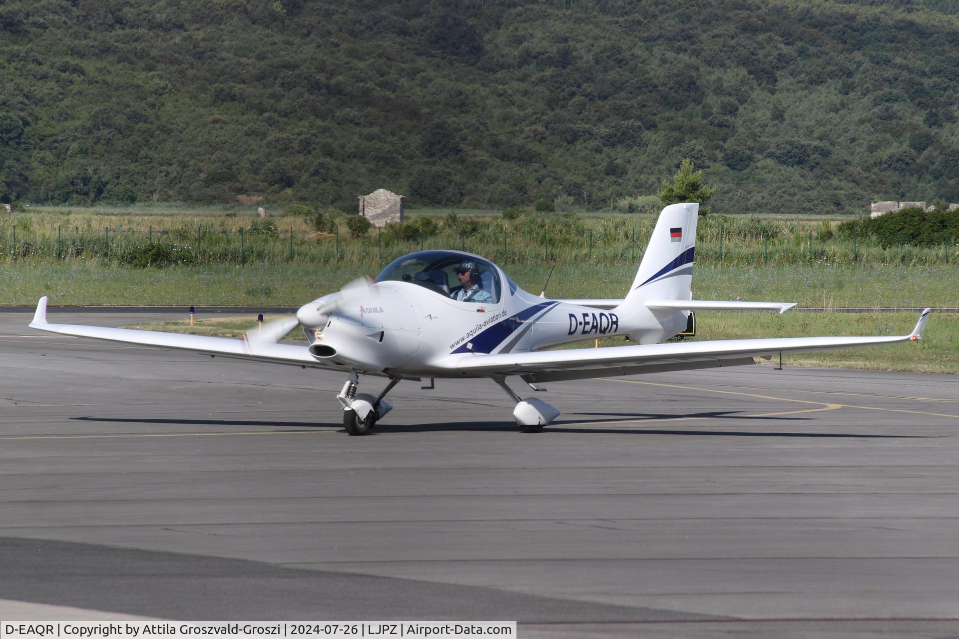 D-EAQR, 2009 Aquila A210 (AT01) C/N AT01-191, LJPZ - Portorož Airport, Slovenia