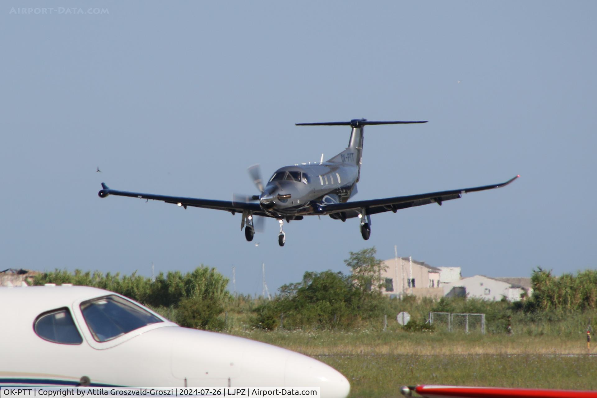 OK-PTT, 2017 Pilatus PC-12/47E C/N 1700, LJPZ - Portorož Airport, Slovenia