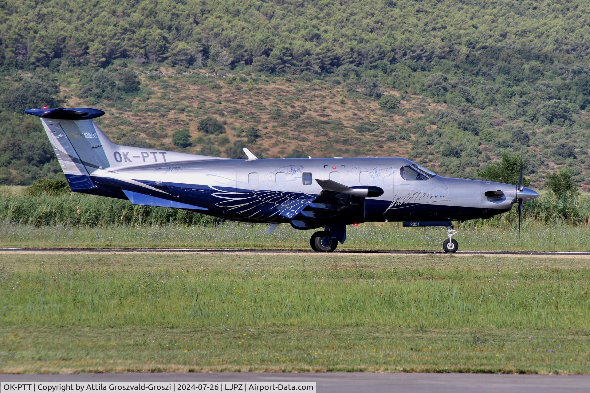 OK-PTT, 2017 Pilatus PC-12/47E C/N 1700, LJPZ - Portorož Airport, Slovenia