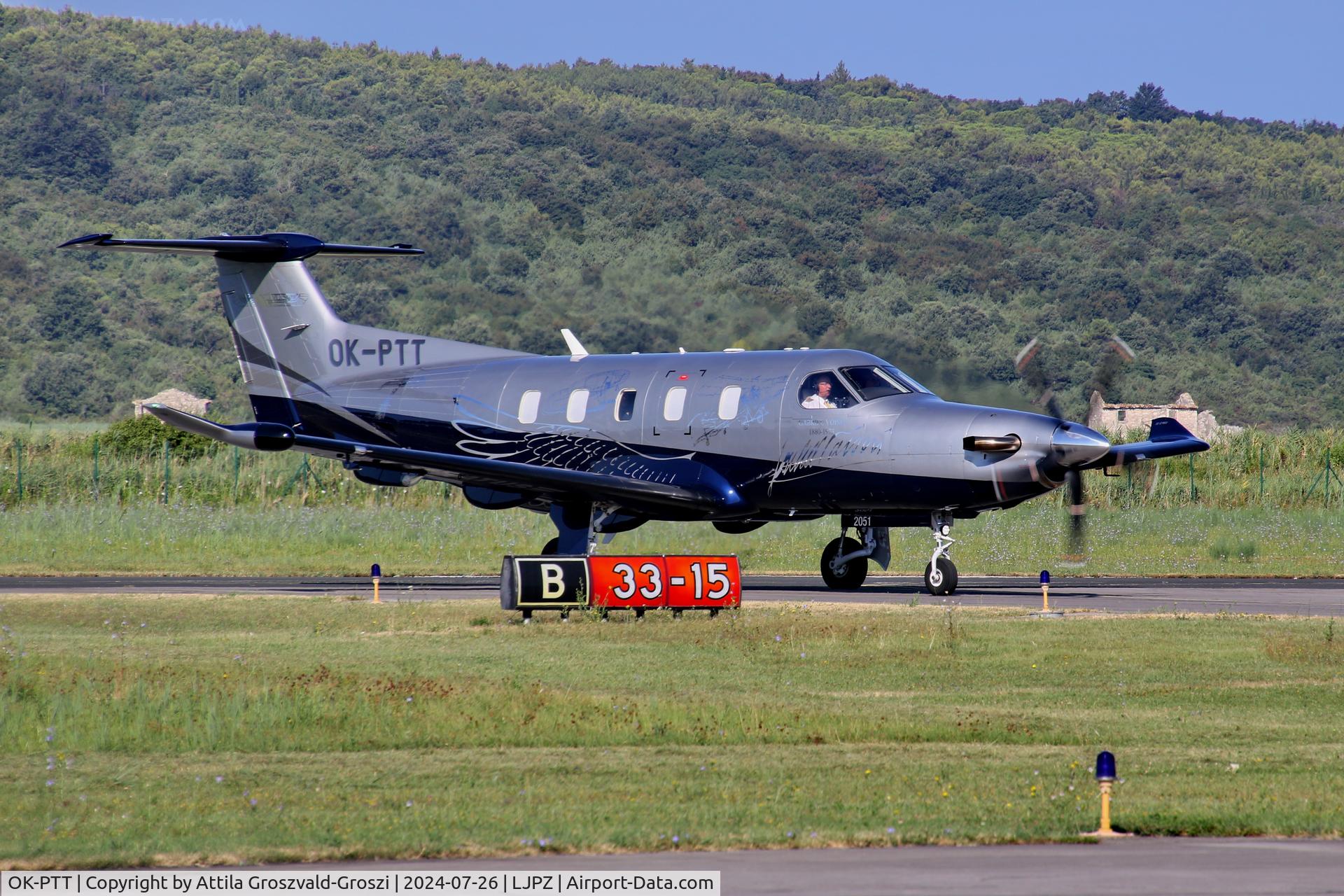 OK-PTT, 2017 Pilatus PC-12/47E C/N 1700, LJPZ - Portorož Airport, Slovenia