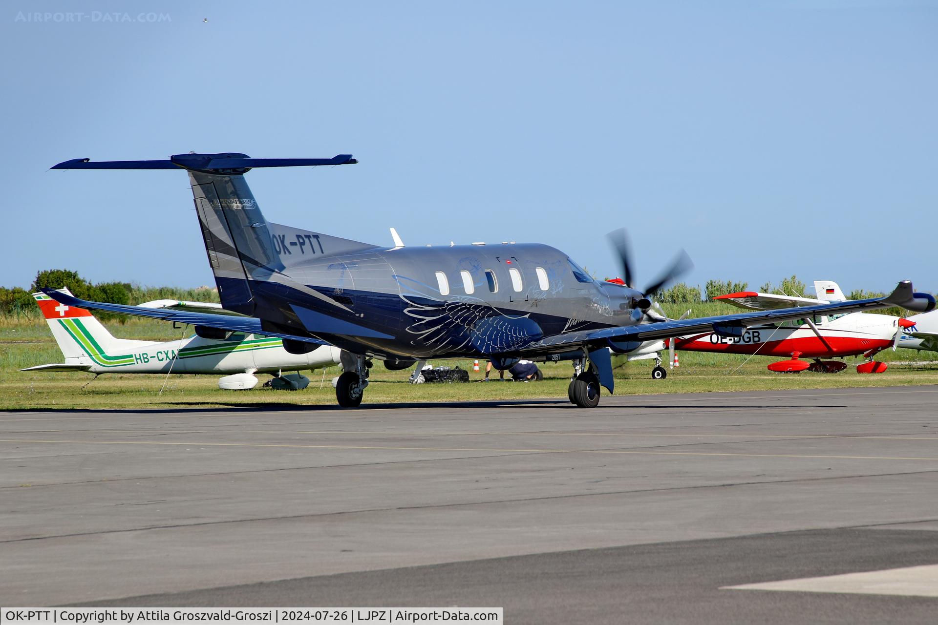 OK-PTT, 2017 Pilatus PC-12/47E C/N 1700, LJPZ - Portorož Airport, Slovenia