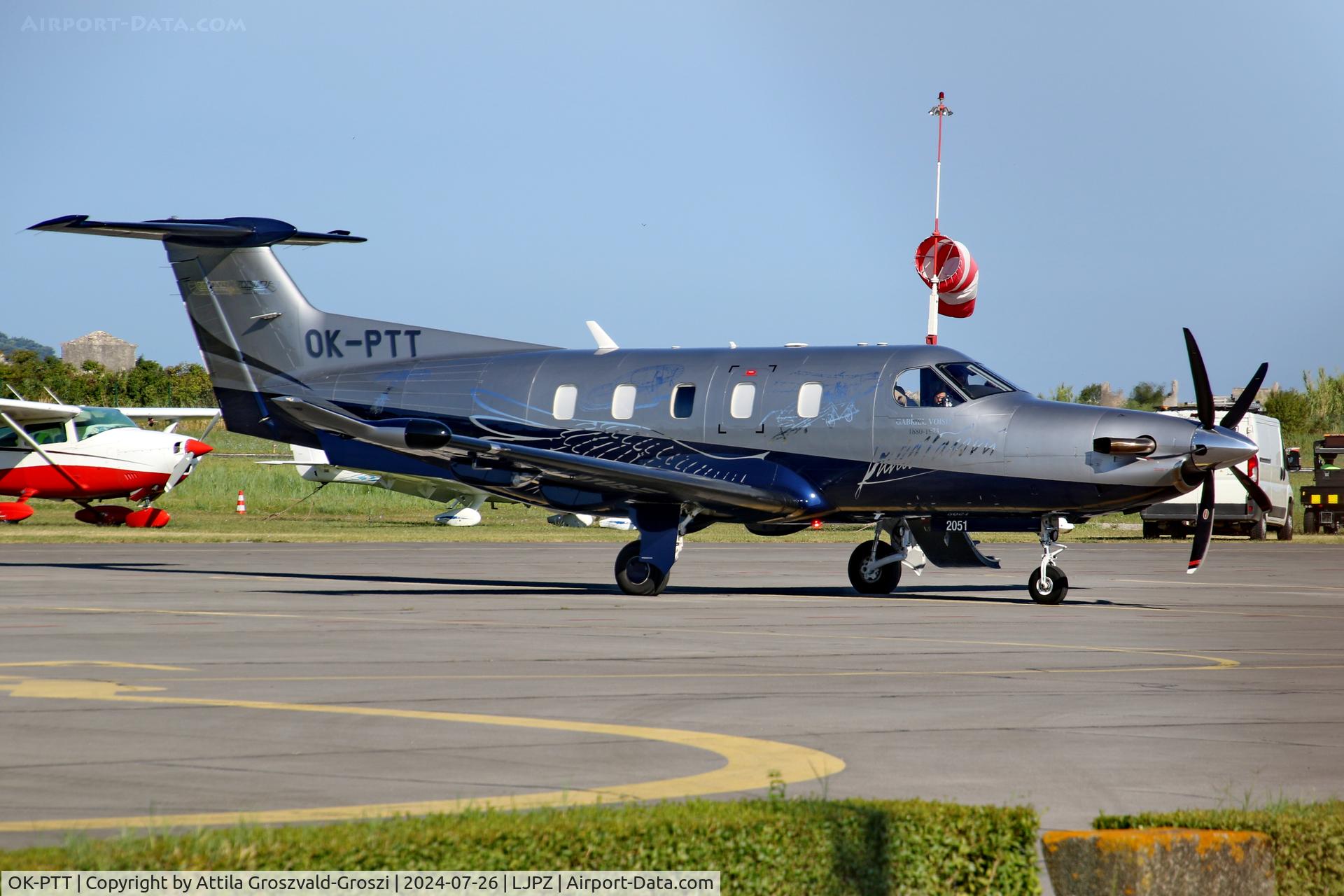 OK-PTT, 2017 Pilatus PC-12/47E C/N 1700, LJPZ - Portorož Airport, Slovenia