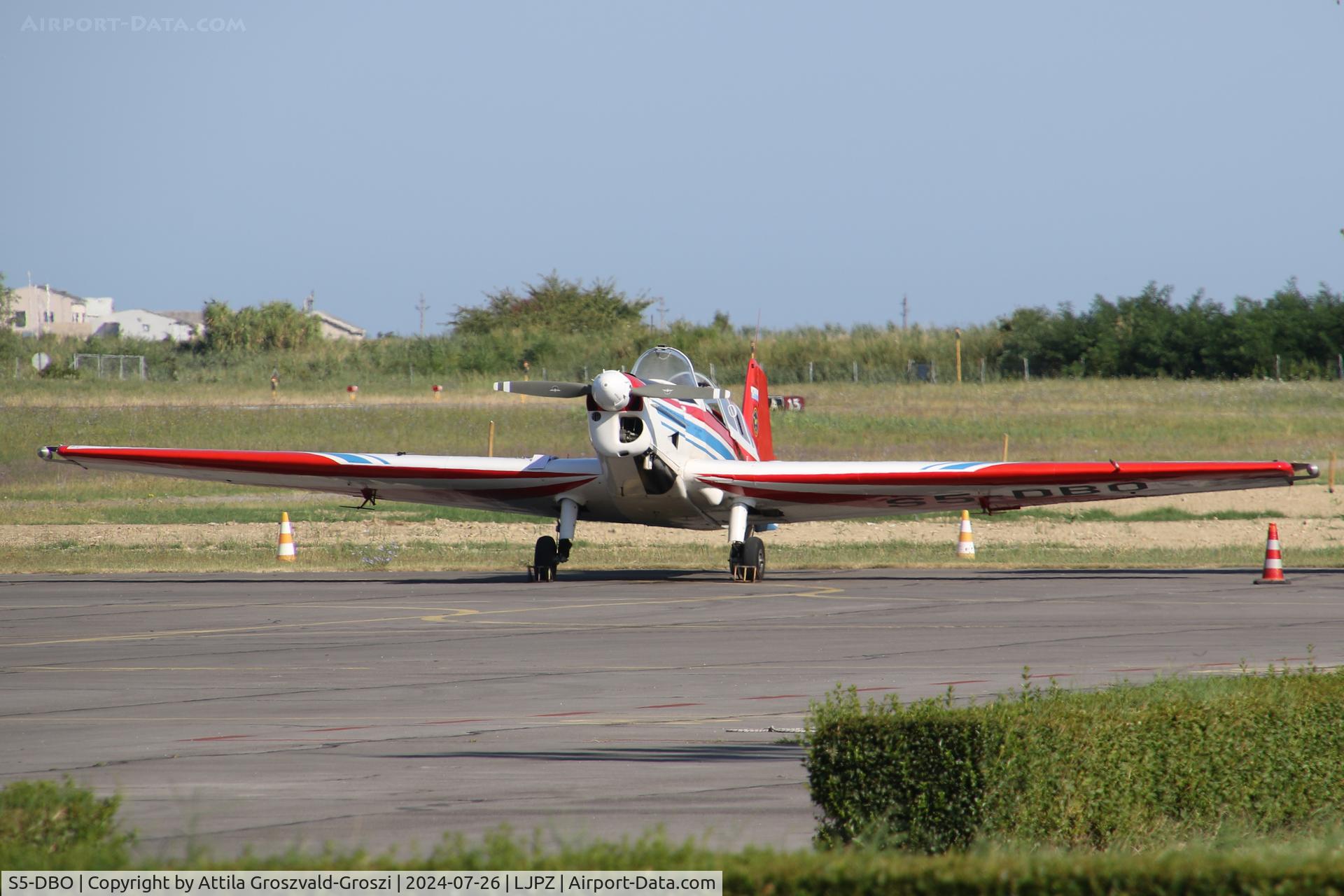 S5-DBO, 1974 Zlin Z-526F Trener Master C/N 1316, LJPZ - Portorož Airport, Slovenia