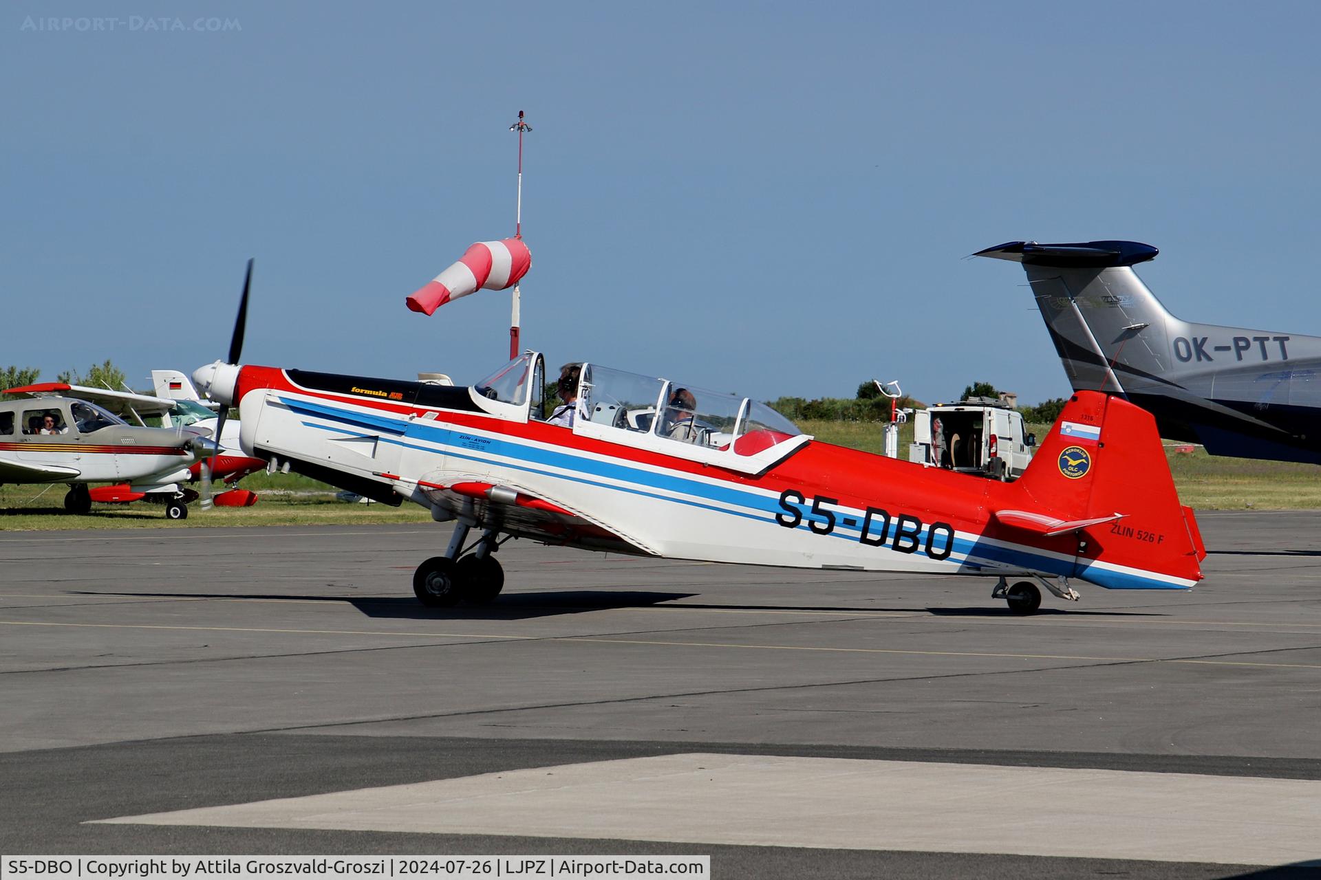 S5-DBO, 1974 Zlin Z-526F Trener Master C/N 1316, LJPZ - Portorož Airport, Slovenia