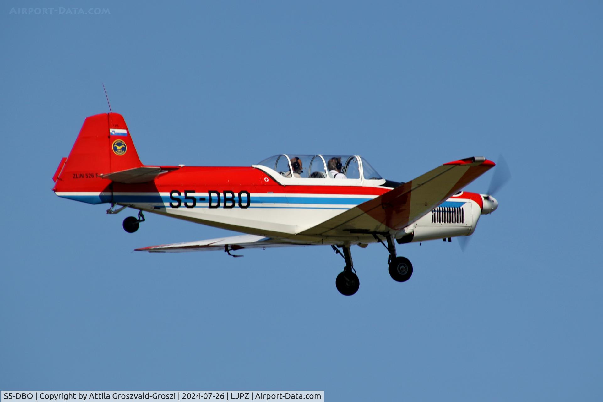 S5-DBO, 1974 Zlin Z-526F Trener Master C/N 1316, LJPZ - Portorož Airport, Slovenia