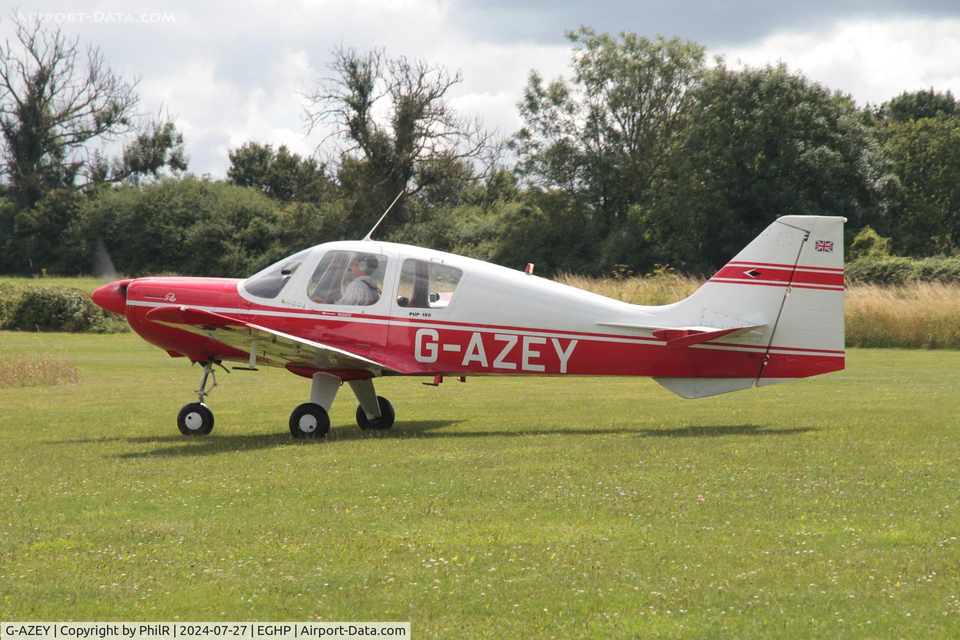 G-AZEY, 1969 Beagle B-121 Pup Series 2 (Pup 150) C/N B121-136, G-AZEY 1969 Beagle B121 Series 2 Pup Popham Bristell SportCruiser Fly In 27.07.24 (1)