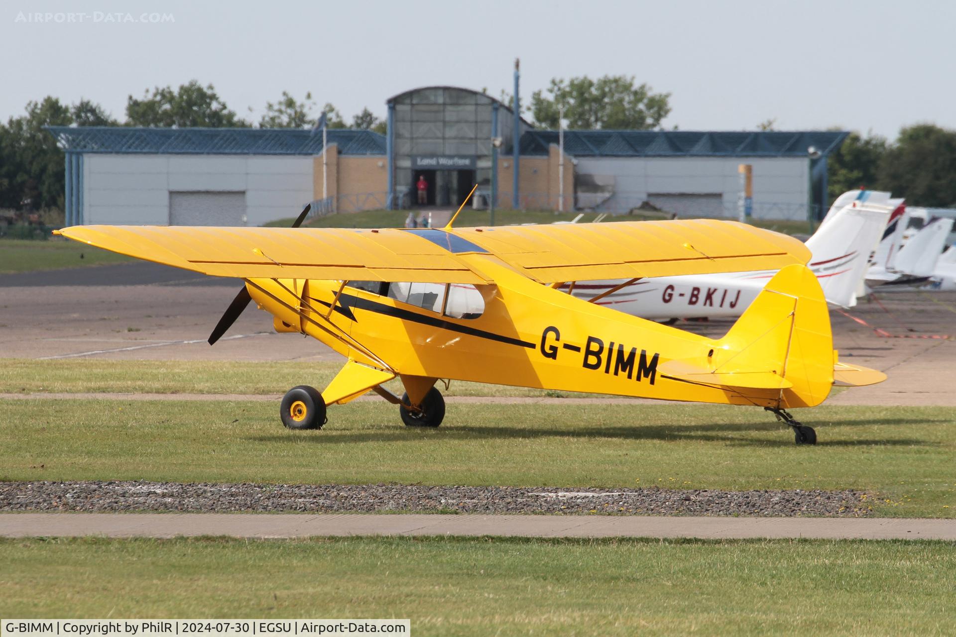 G-BIMM, 1955 Piper L-21B Super Cub (PA-18-135) C/N 18-3868, G-BIMM 1955 Piper L21B (Modified) Duxford 30.07.24 (1)